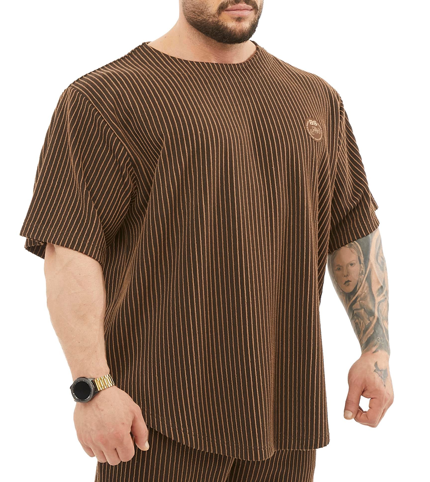 Men's Oversize Rag Top T-shirt Middle Textured Thick Fabric