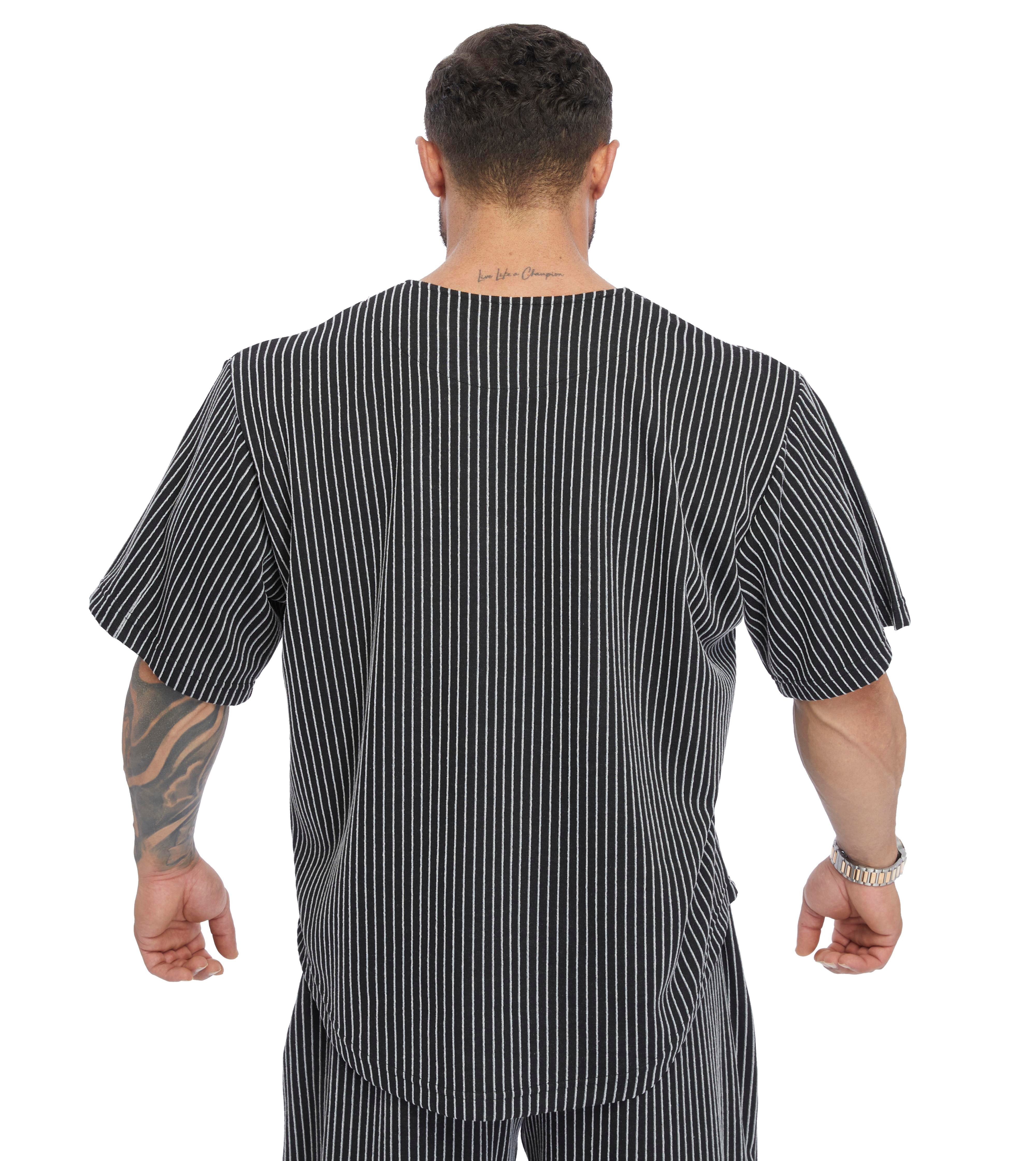 Men's Oversize Rag Top T-shirt Middle Textured Thick Fabric