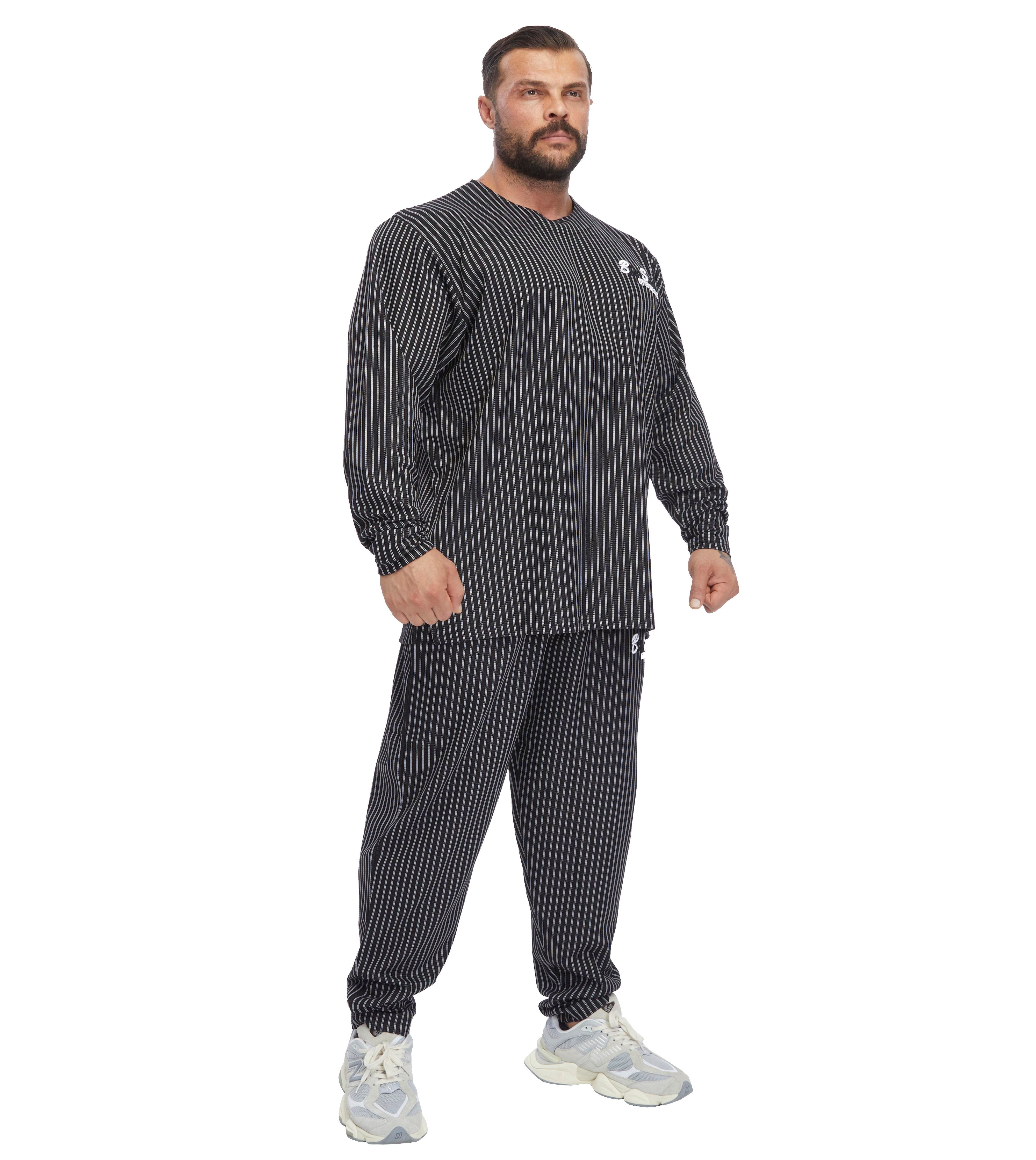 Men's Oversize Striped Sweatshirt 