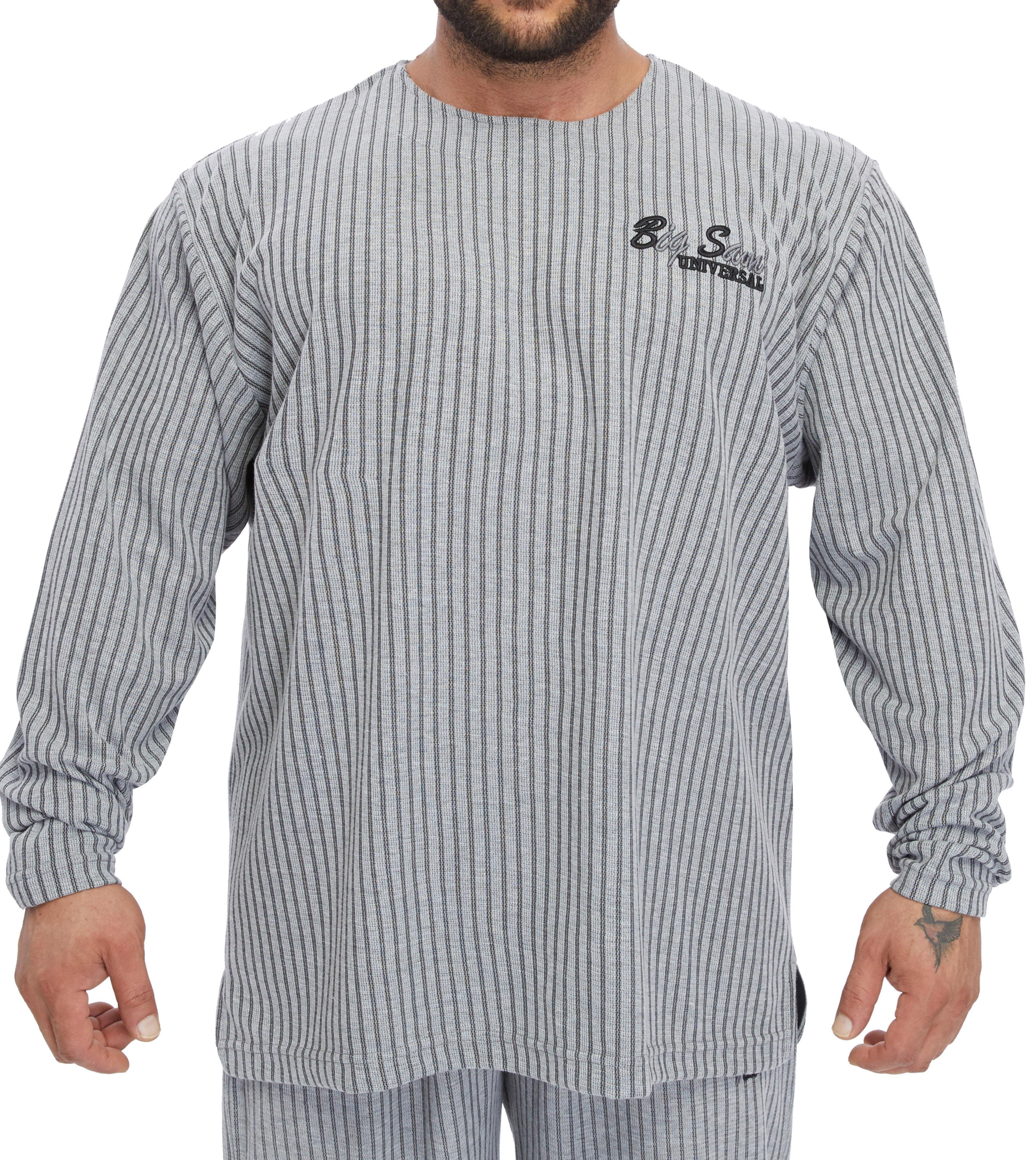 Men's Oversize Striped Sweatshirt 