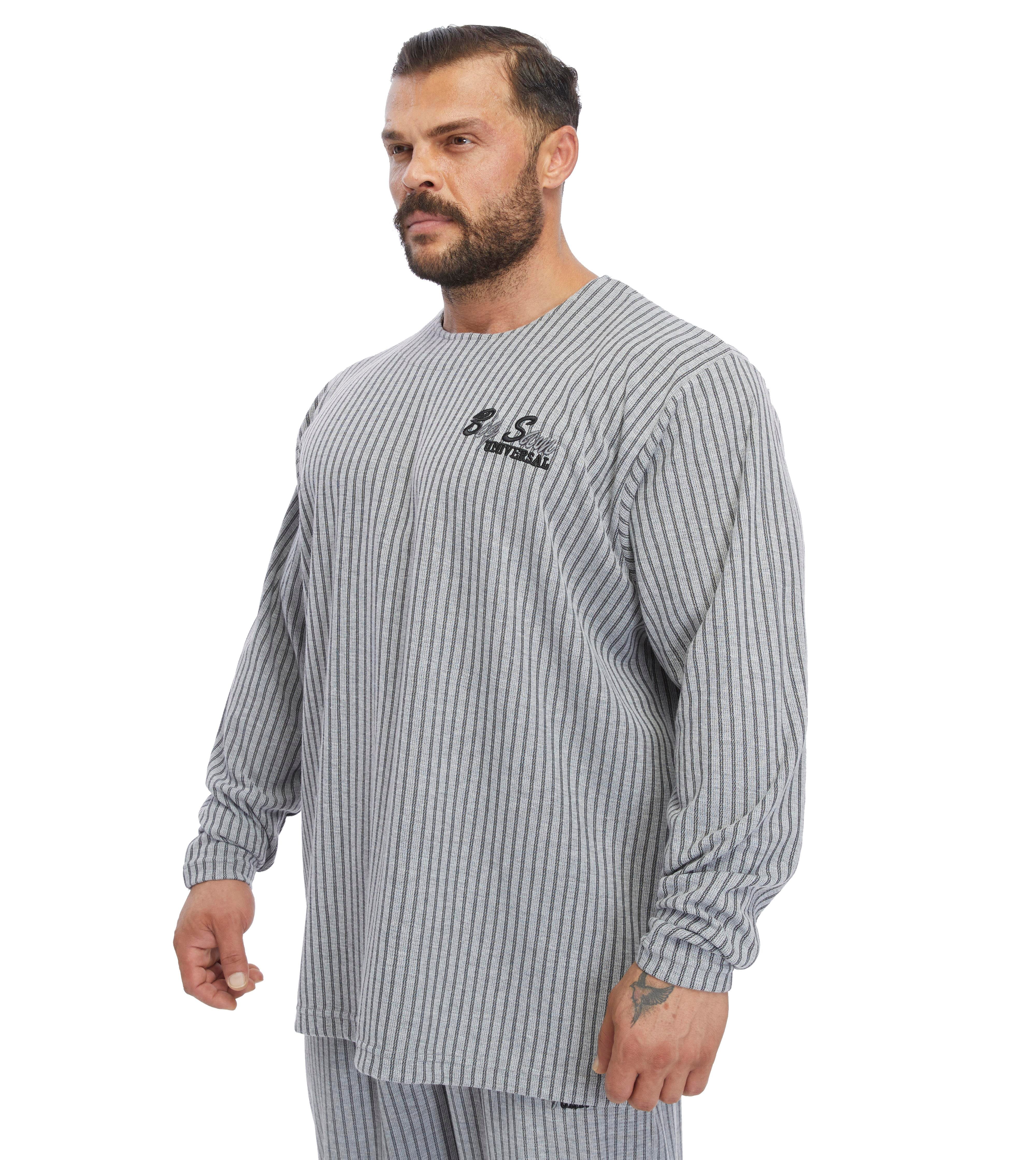 Men's Oversize Striped Sweatshirt 