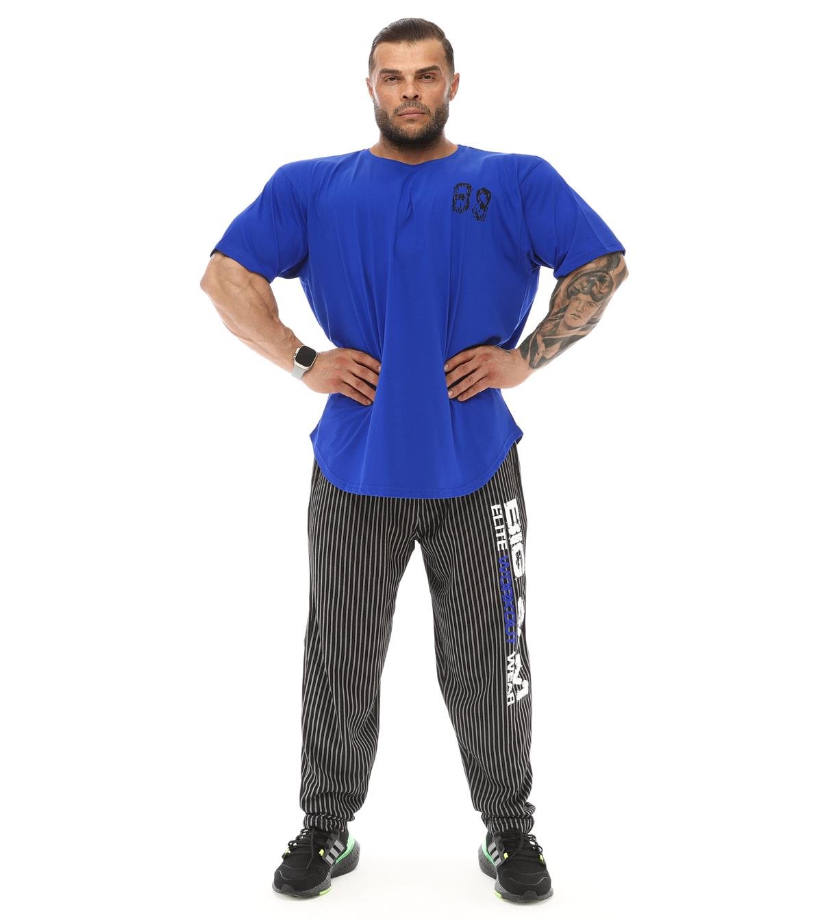 Men's Oversize T-shirt Big Sam 3340 Blue