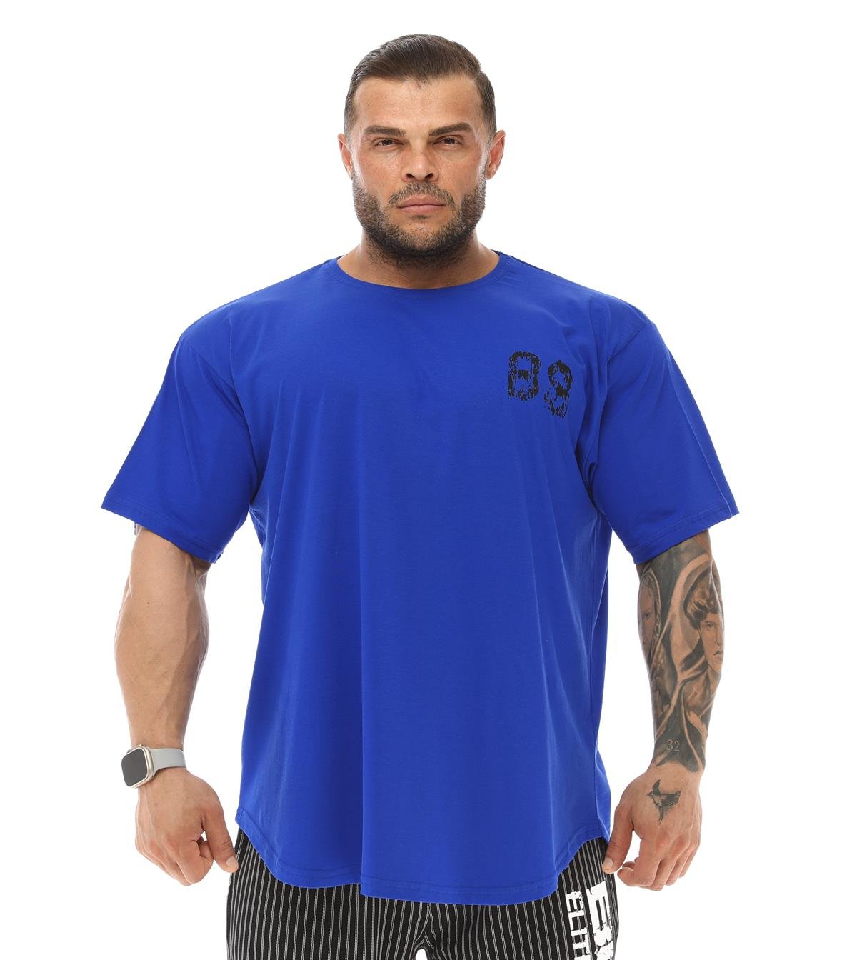 Men's Oversize T-shirt Big Sam 3340 Blue