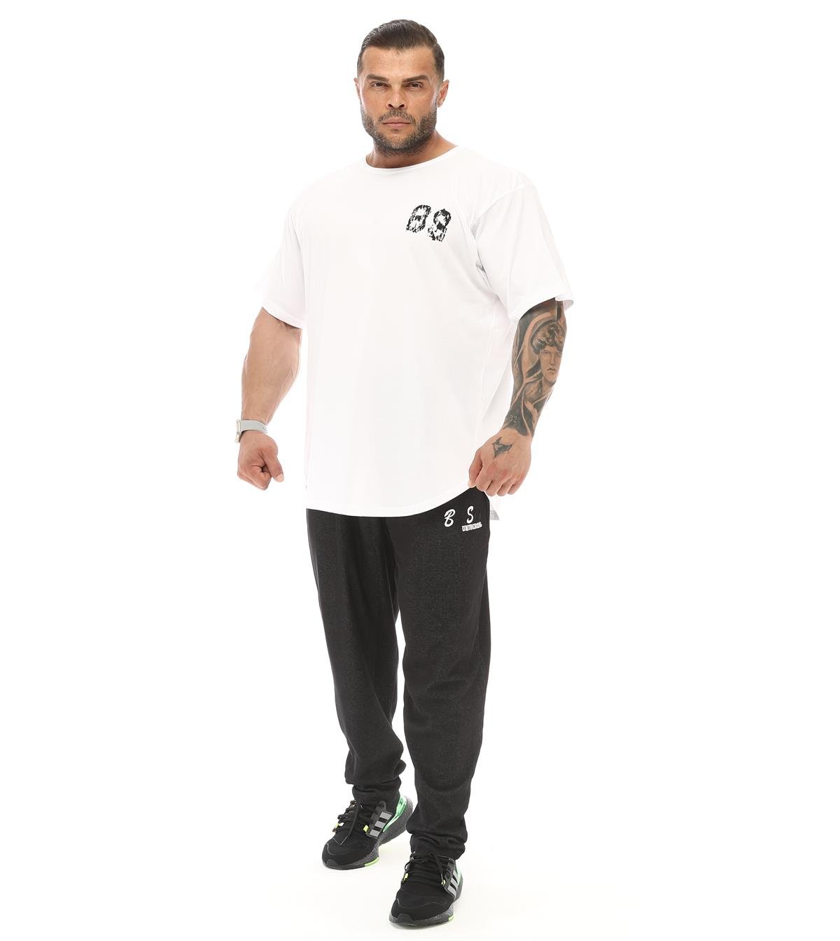 Men's Oversize T-shirt Big Sam 3340 White