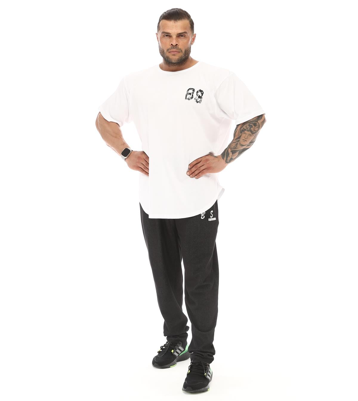 Men's Oversize T-shirt Big Sam 3340 White