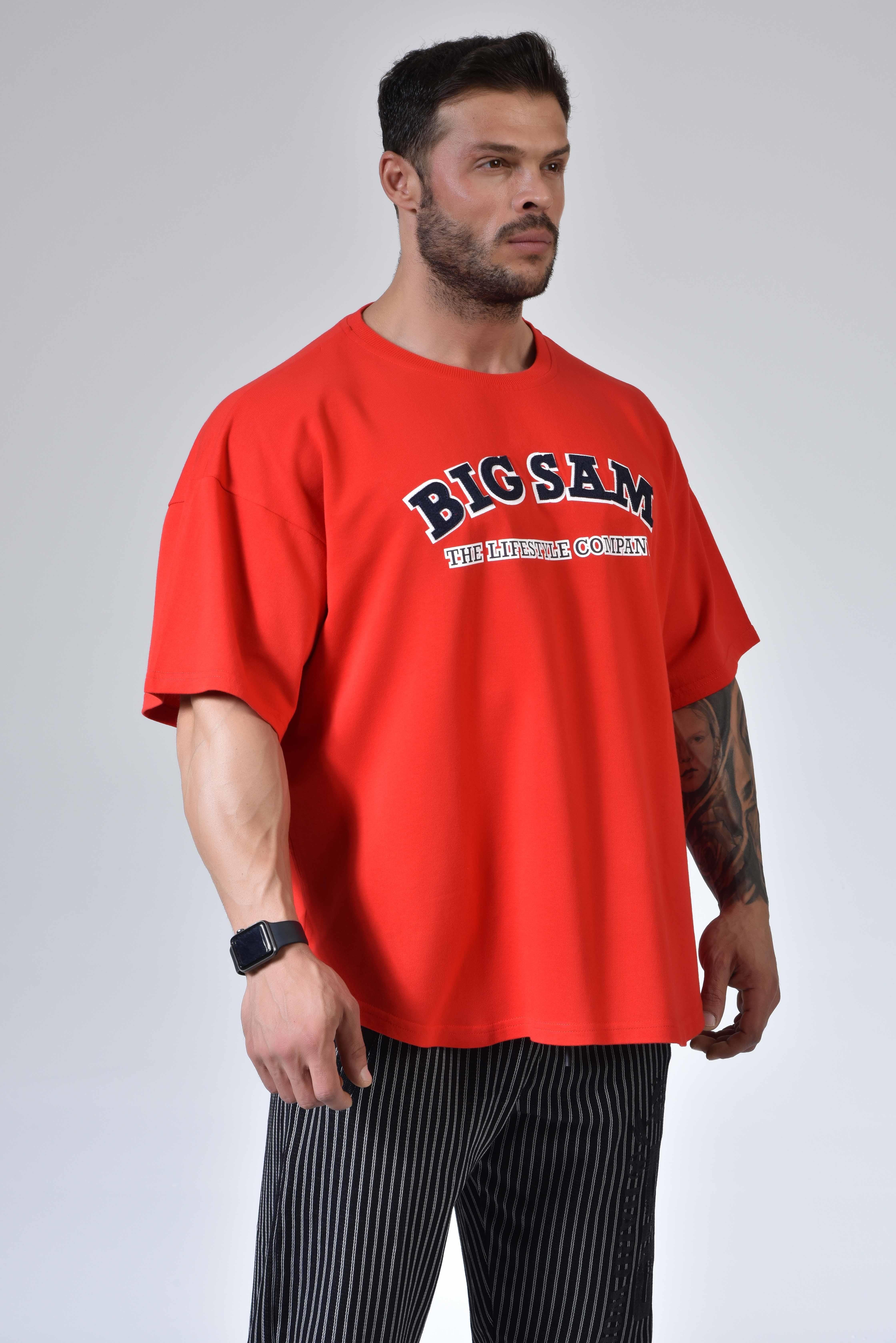 Mens Oversize T-shirt Cotton Rag Top