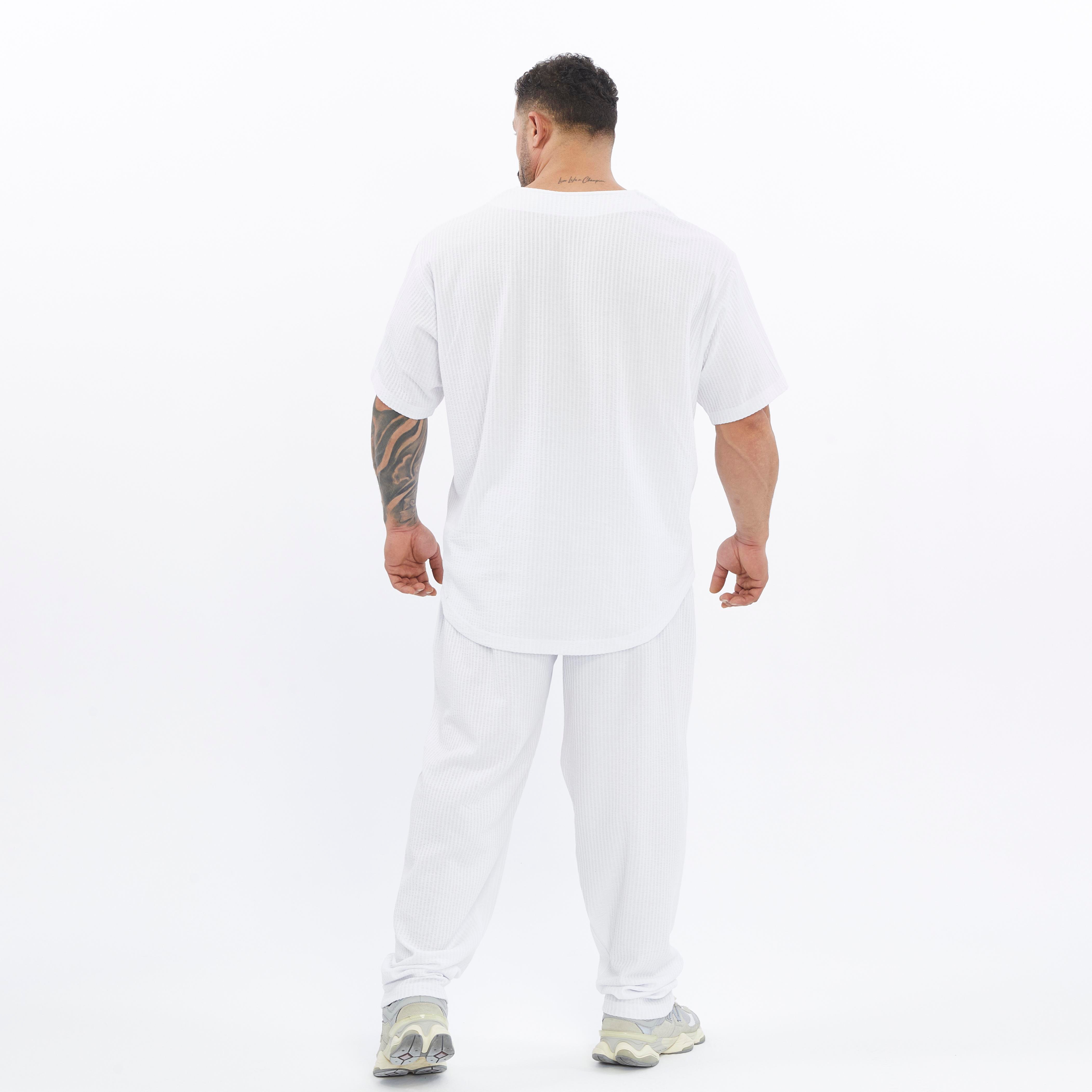 Mens Oversize T-shirt Cotton Training Rag Top