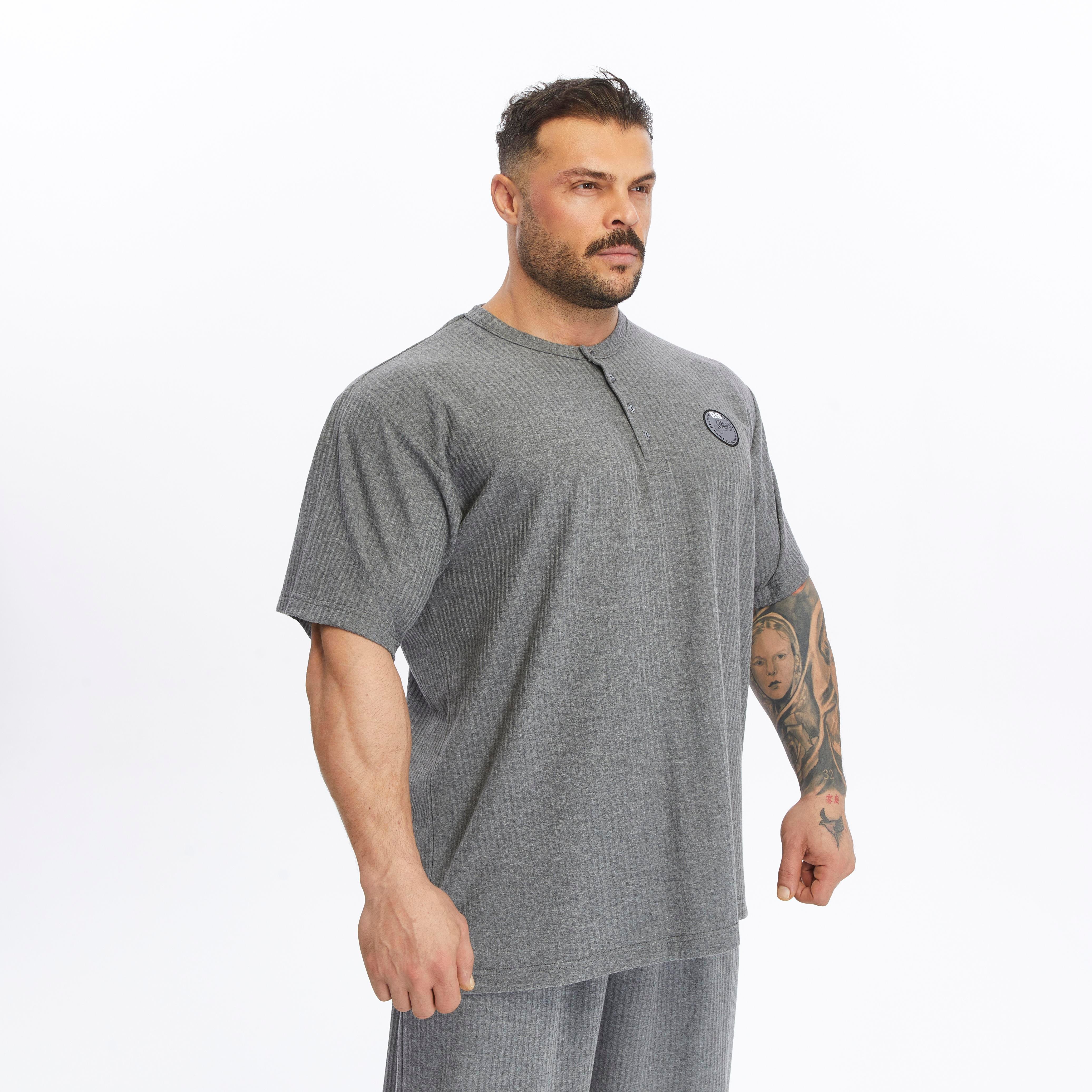 Mens Oversize T-shirt Cotton Training Rag Top