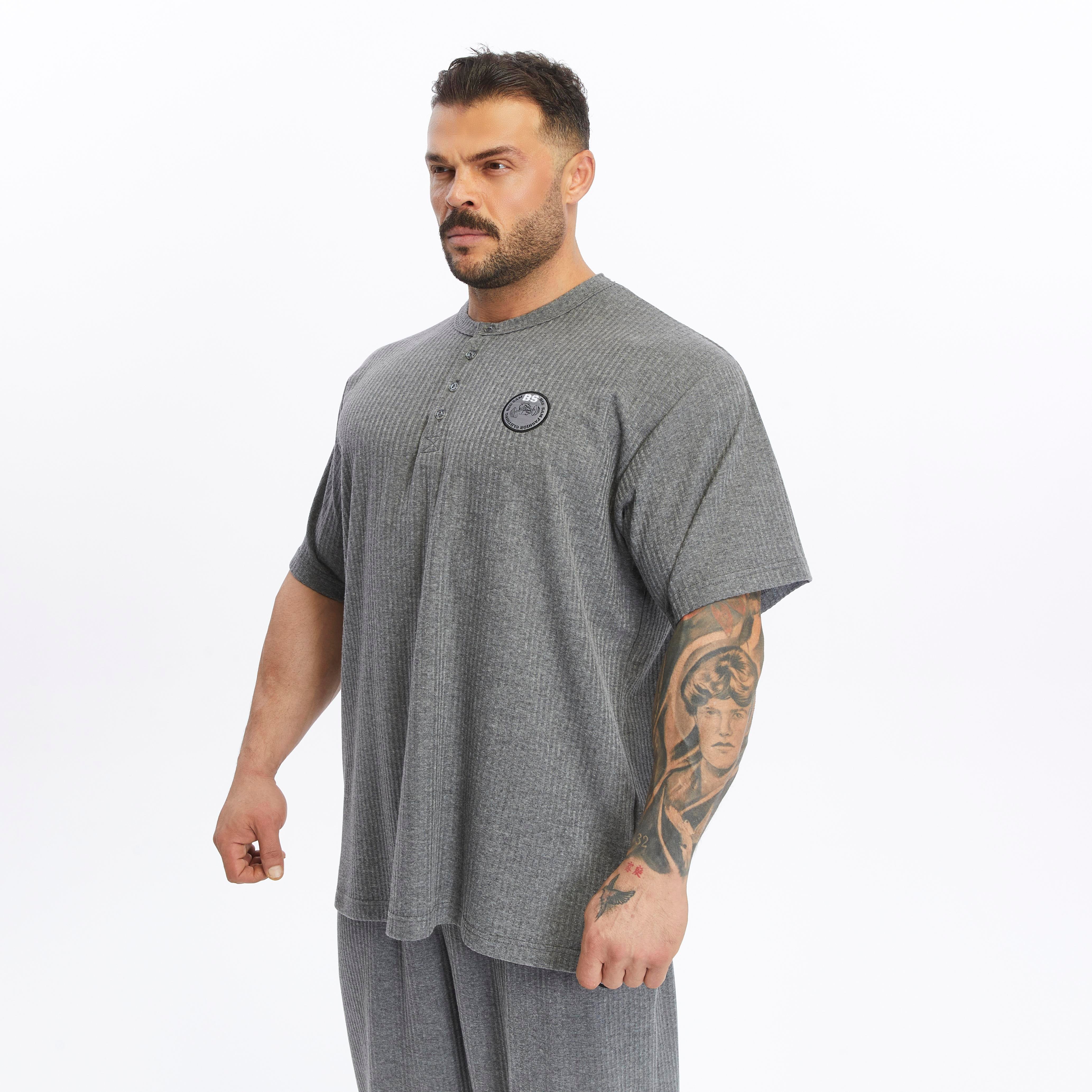 Mens Oversize T-shirt Cotton Training Rag Top