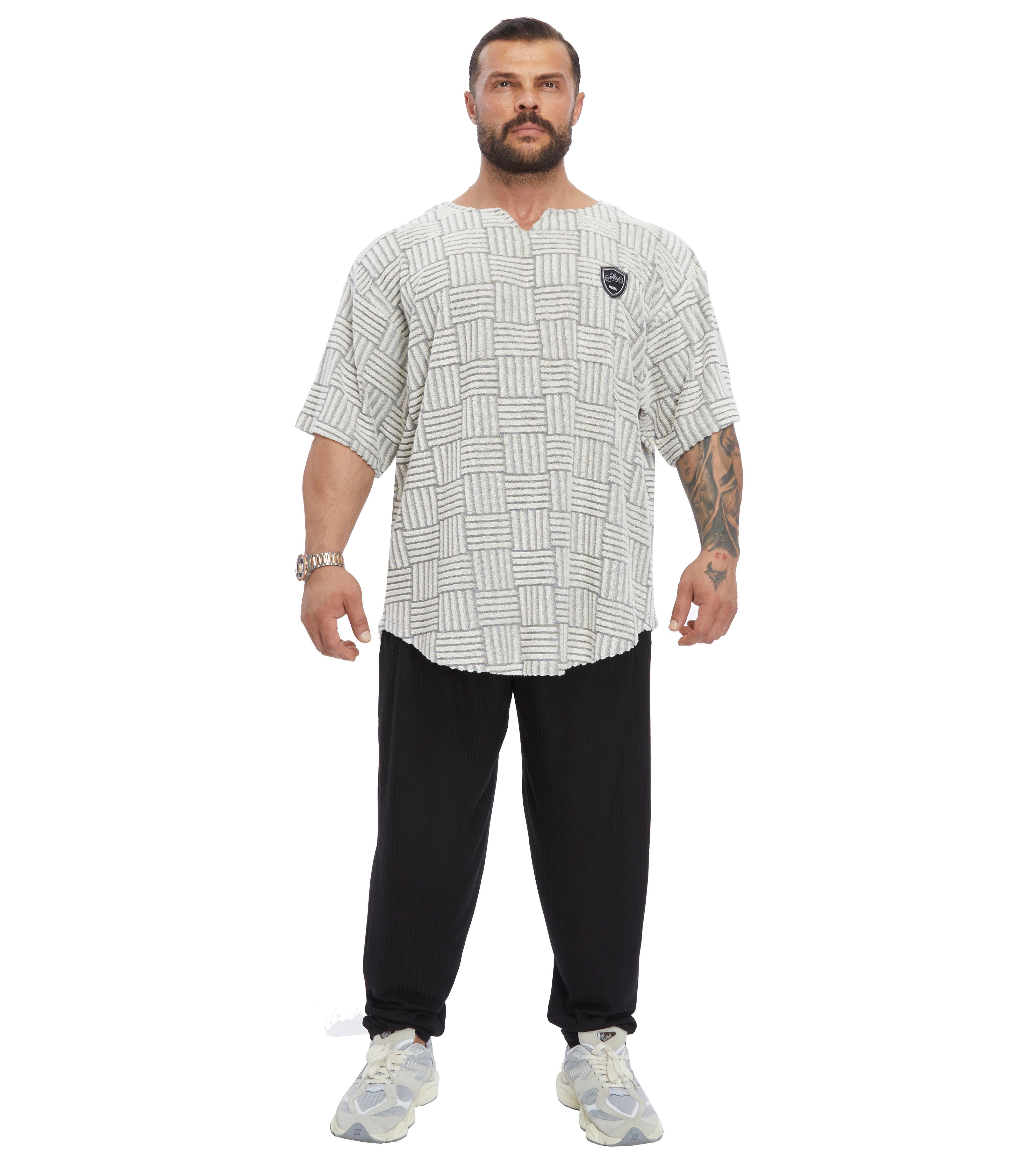 Men's Oversize Towel Gym Rag Top T-shirt
