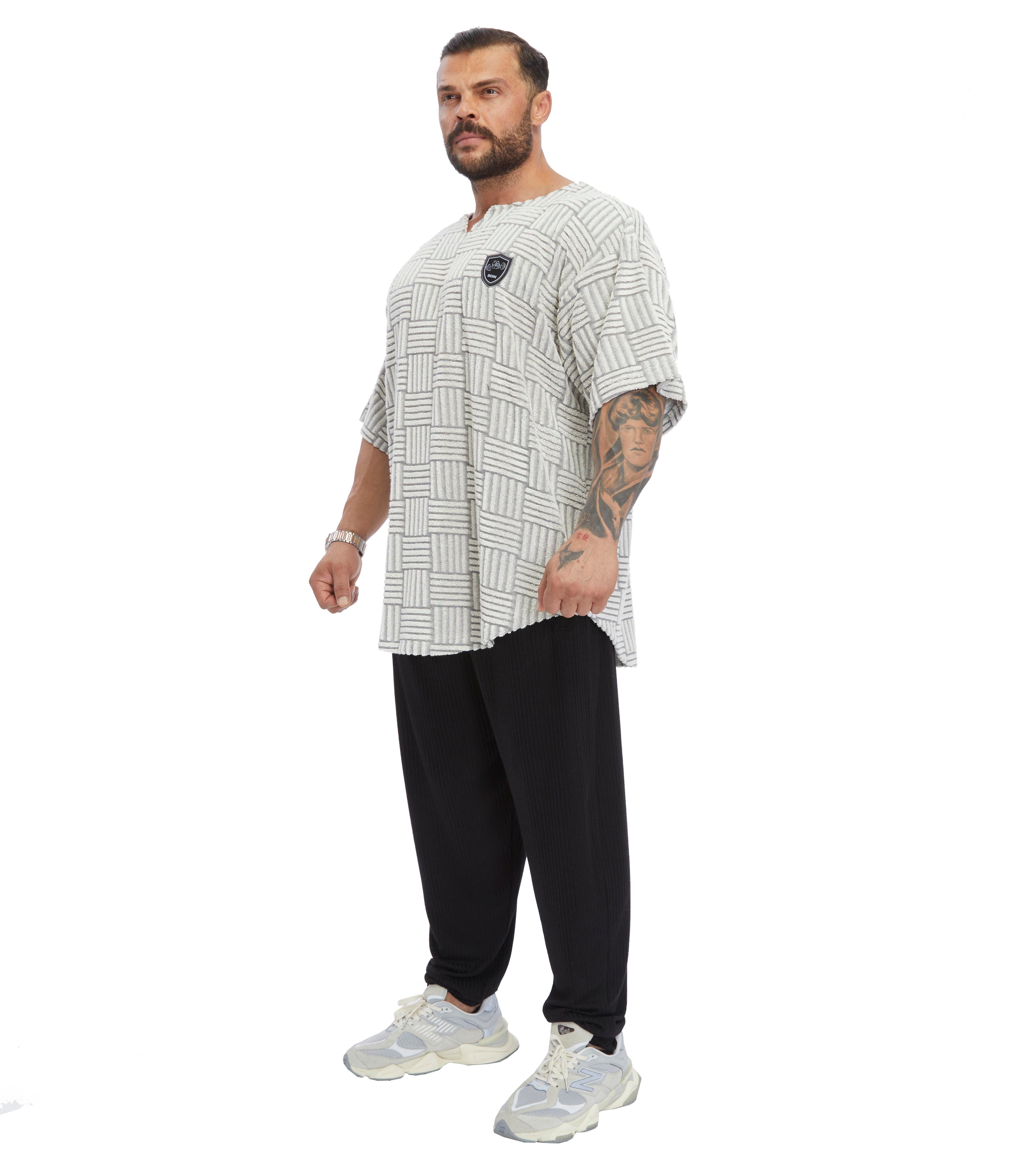 Men's Oversize Towel Gym Rag Top T-shirt