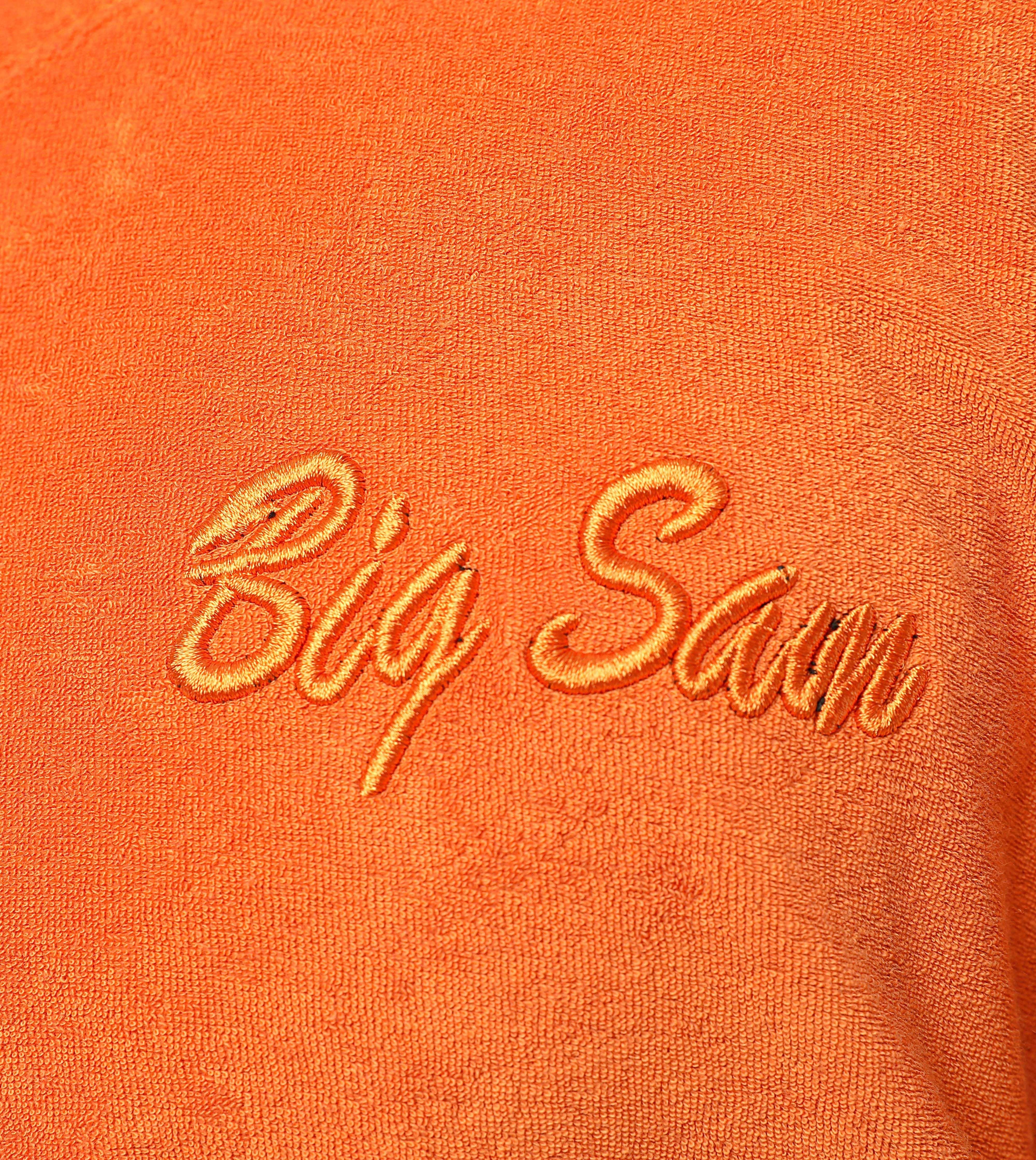 Men's Oversize Towel Rag Top T-shirt Big Sam 3344-Orange