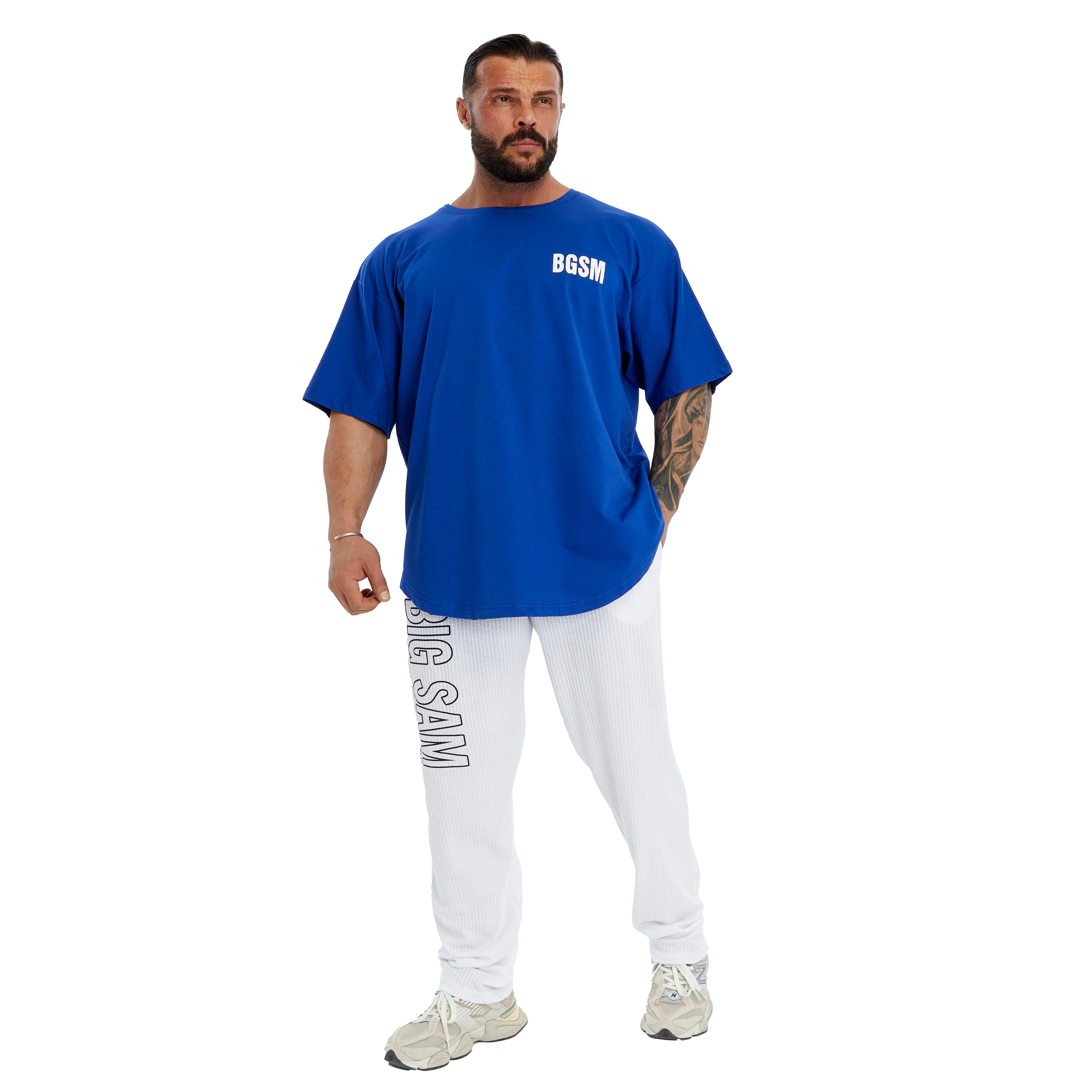 Mens Oversized Perfomance T-Shirt Cotton Rag Top
