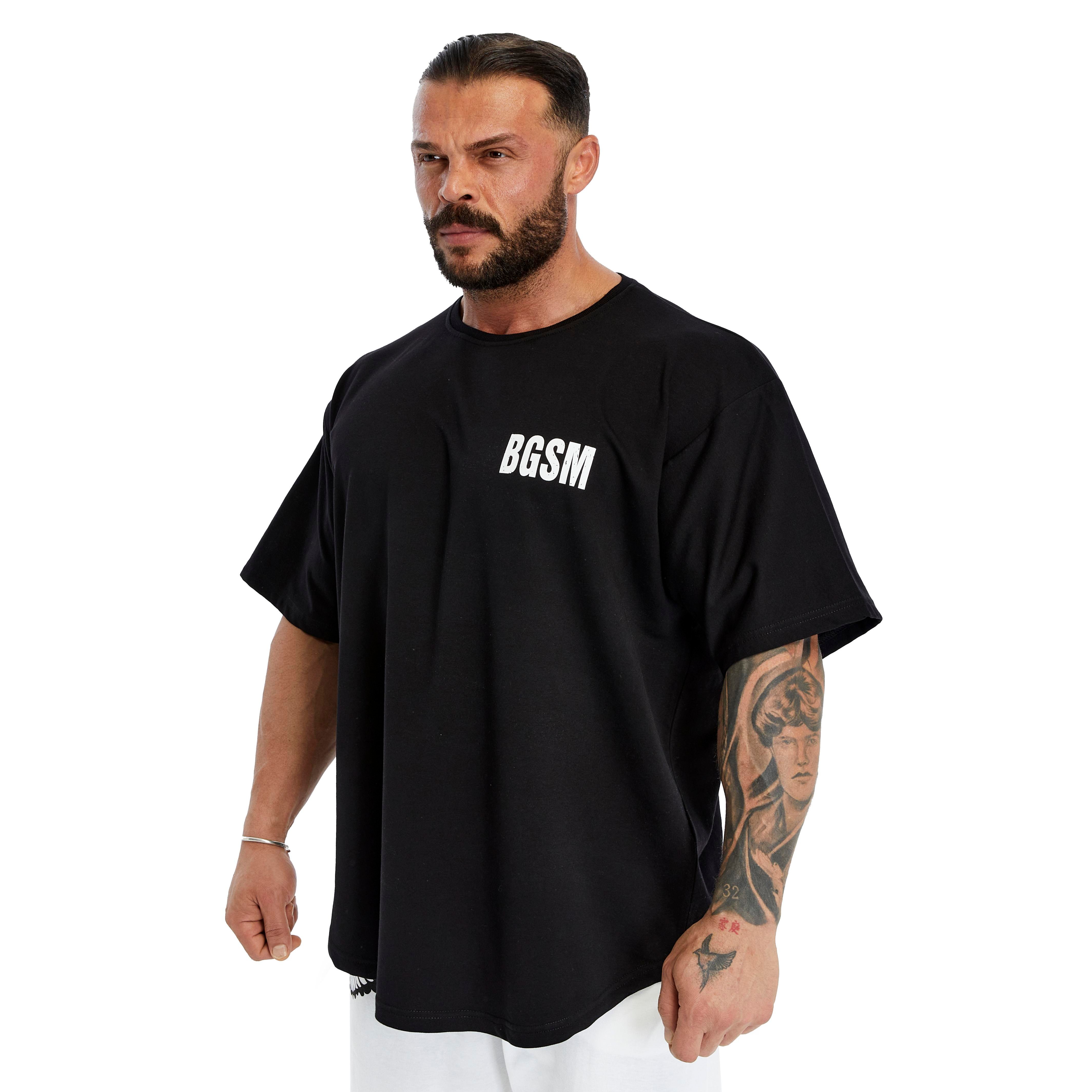 Mens Oversized Perfomance T-Shirt Cotton Rag Top