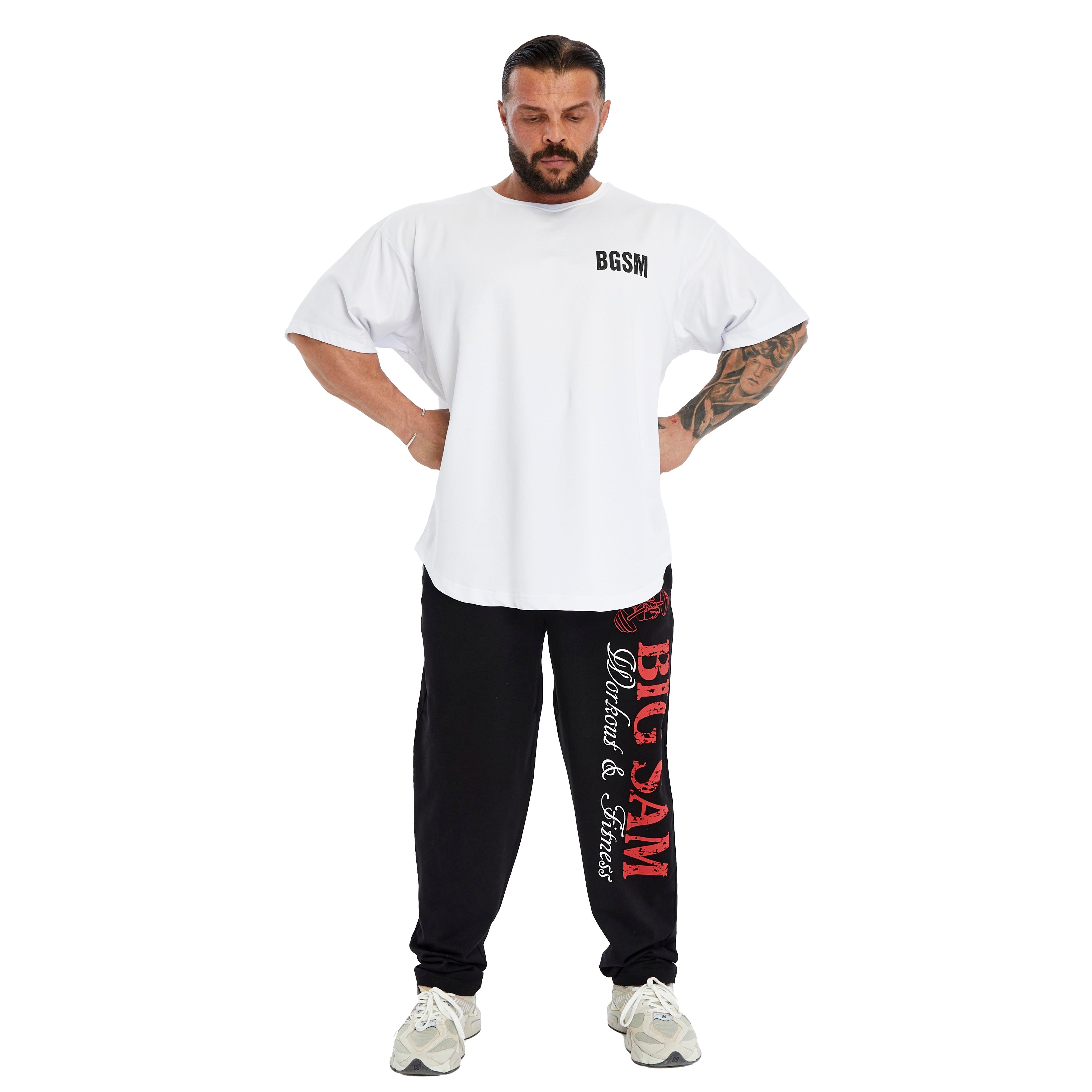 Mens Oversized Perfomance T-Shirt Cotton Rag Top
