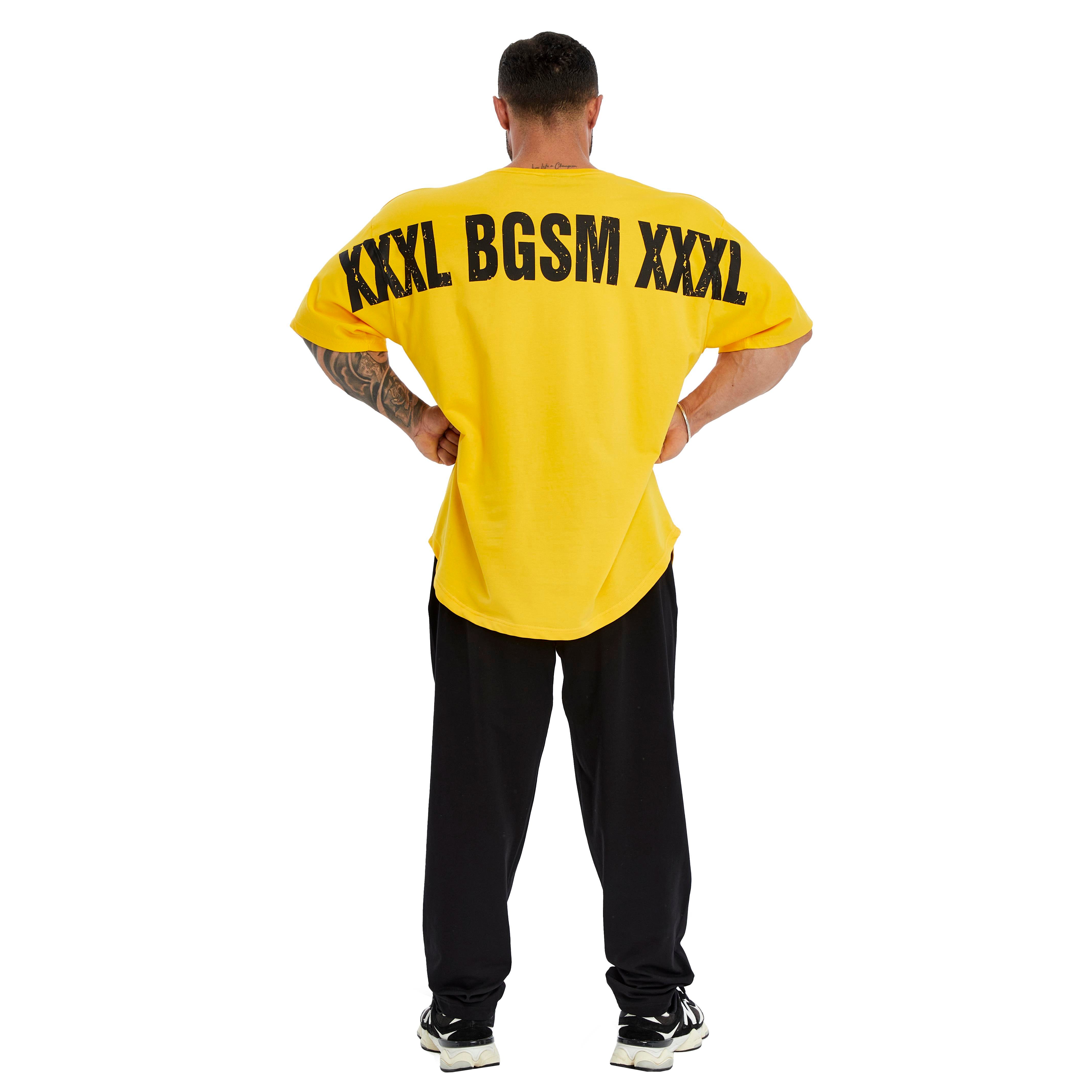 Mens Oversized Perfomance T-Shirt Cotton Rag Top