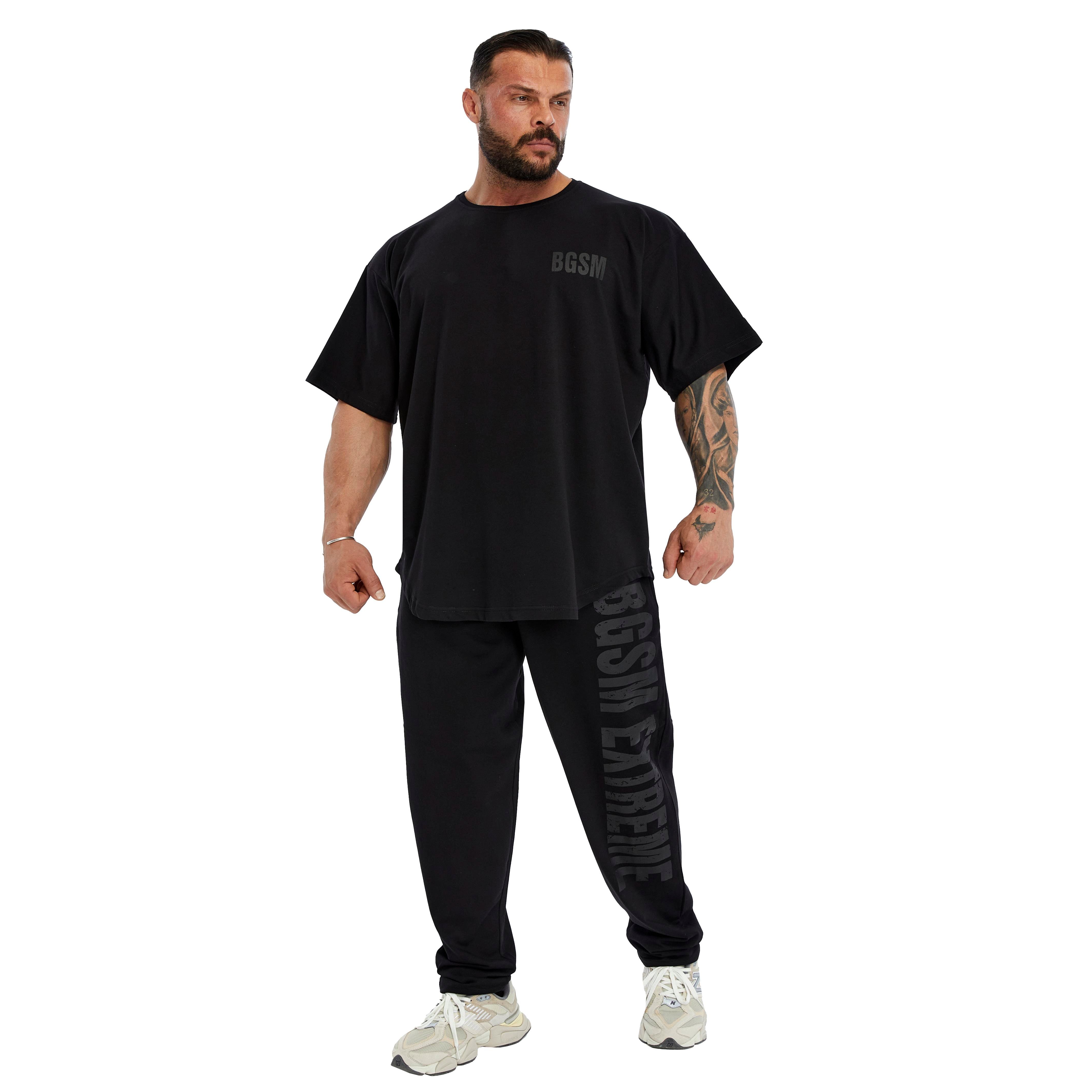 Mens Oversized Perfomance T-Shirt Cotton Rag Top