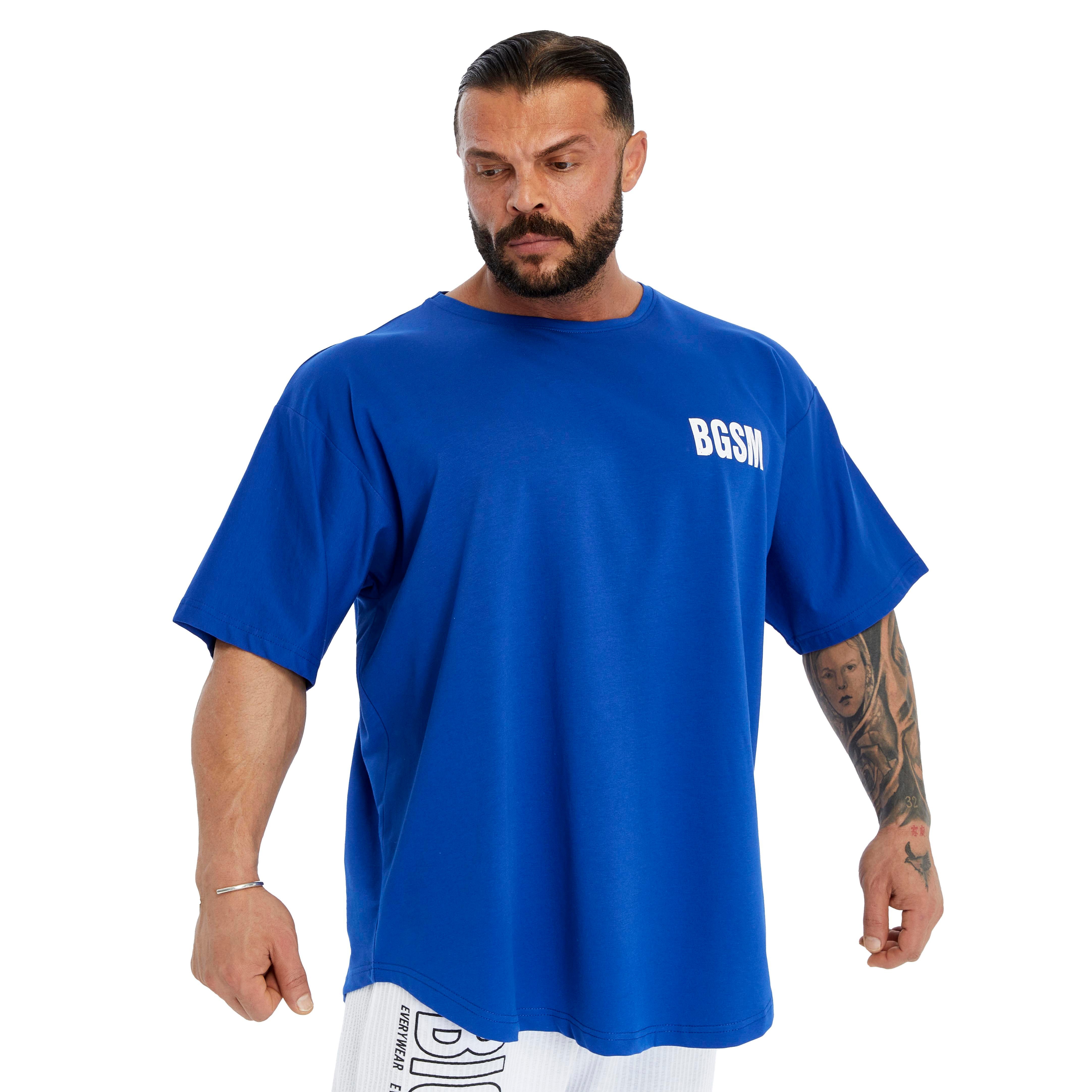 Mens Oversized Perfomance T-Shirt Cotton Rag Top