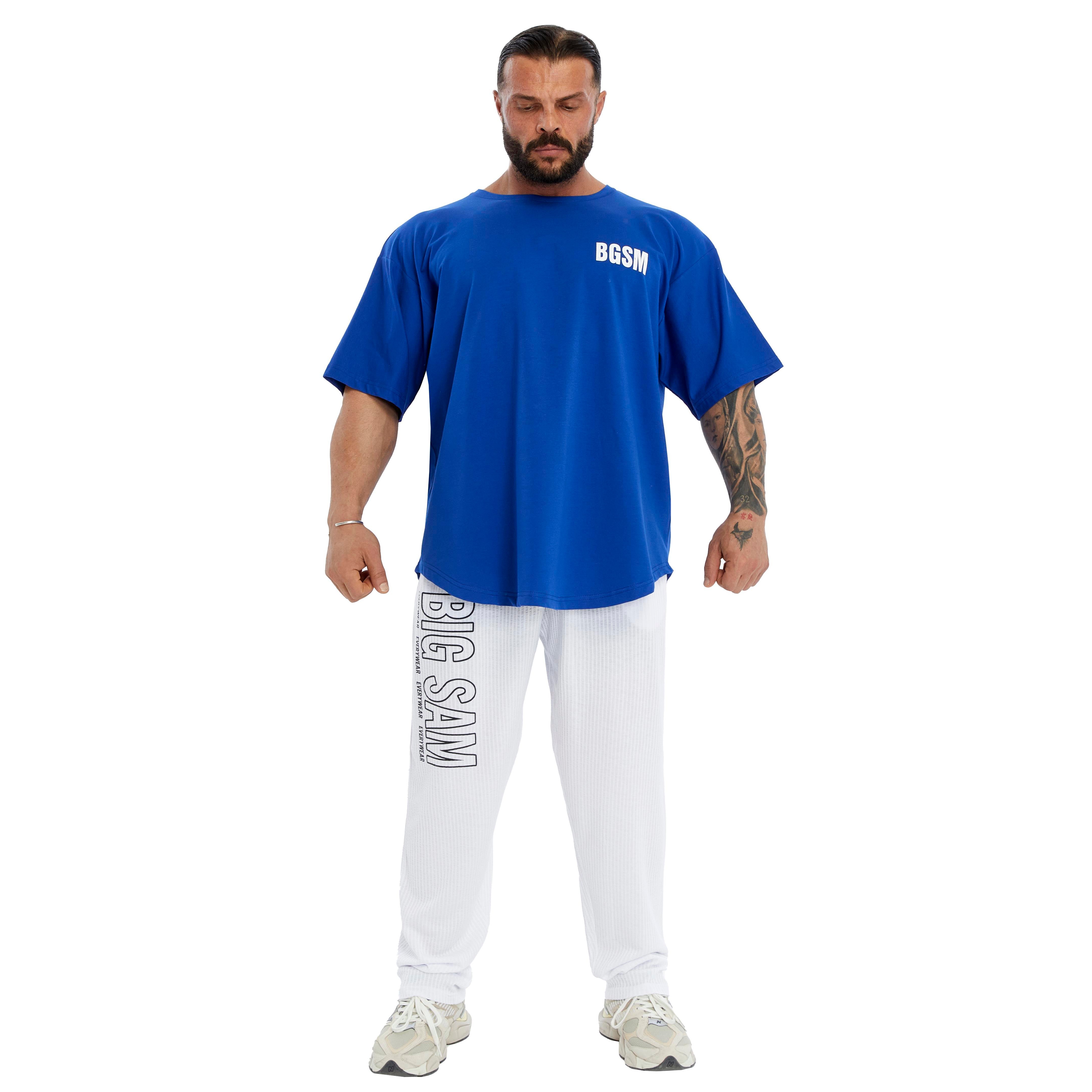 Mens Oversized Perfomance T-Shirt Cotton Rag Top