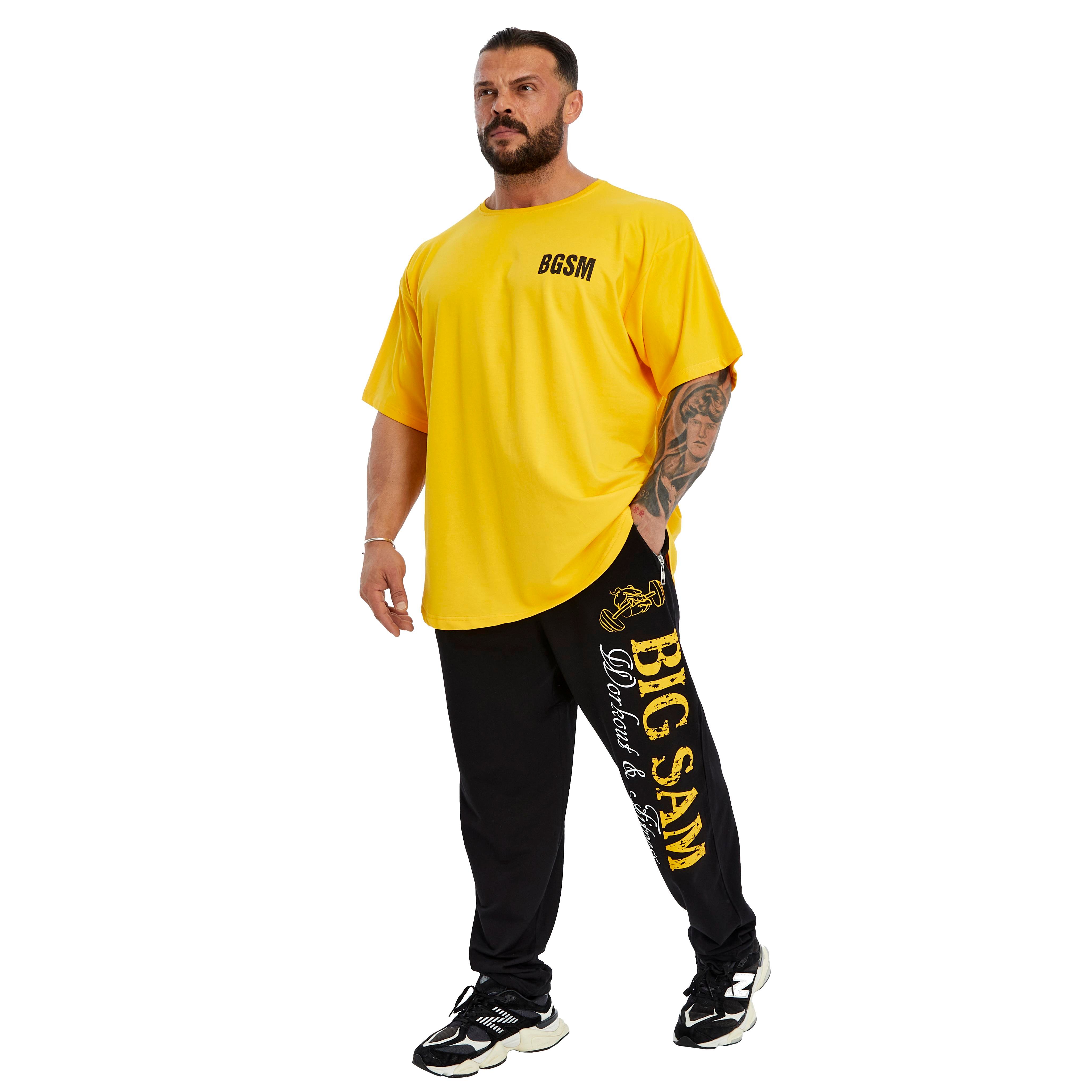 Mens Oversized Perfomance T-Shirt Cotton Rag Top