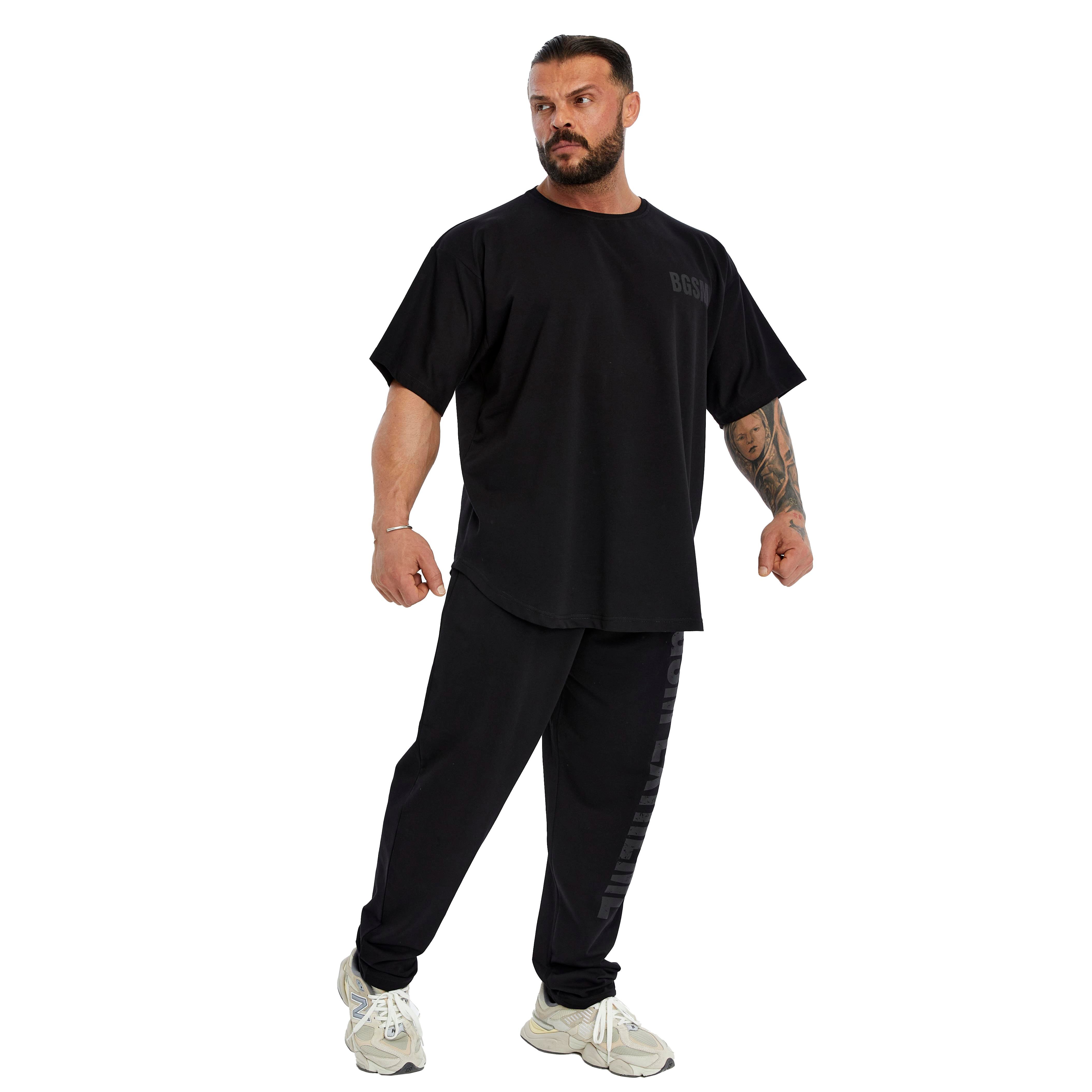 Mens Oversized Perfomance T-Shirt Cotton Rag Top