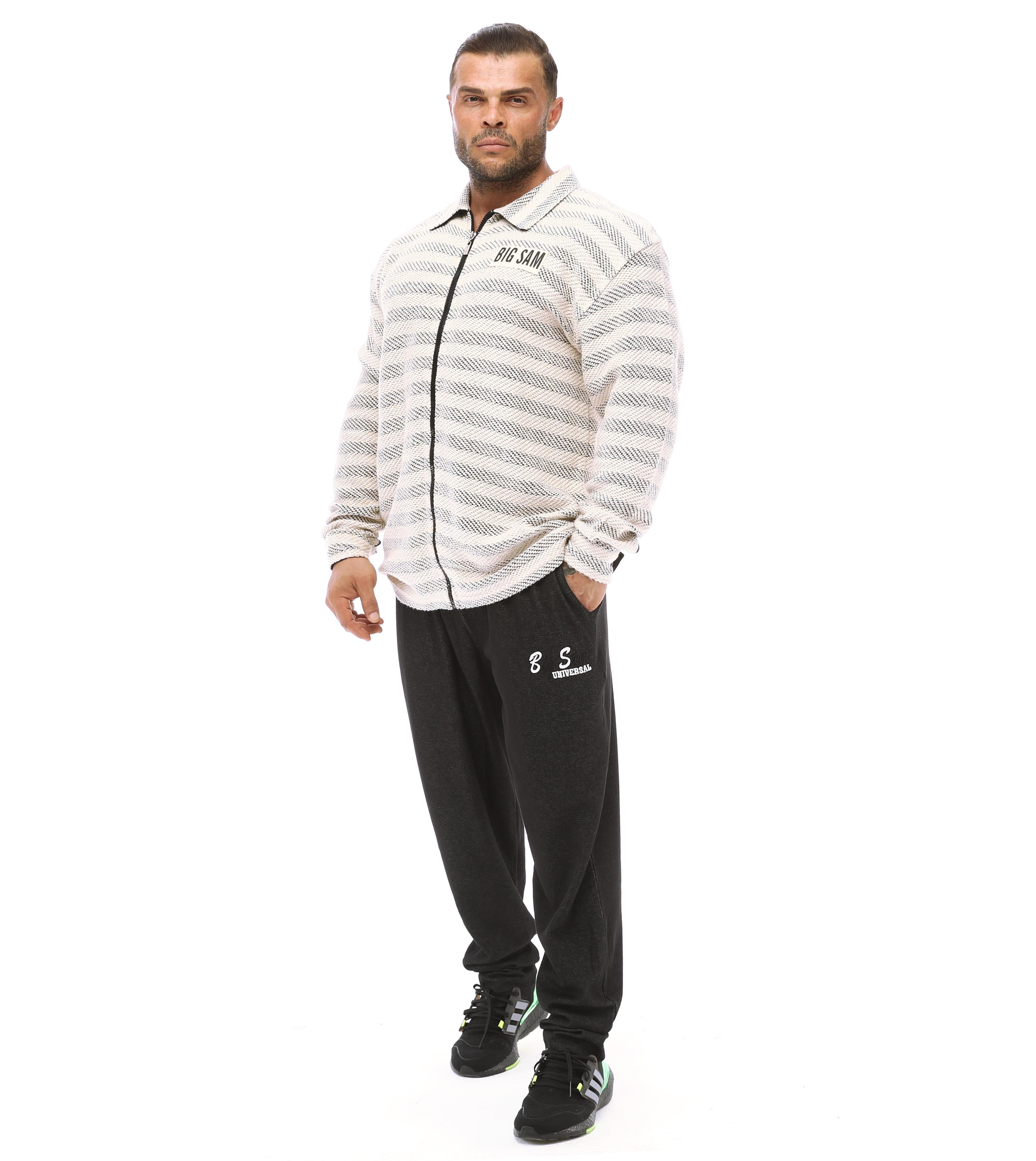 Mens Oversized Zippered Jacket
