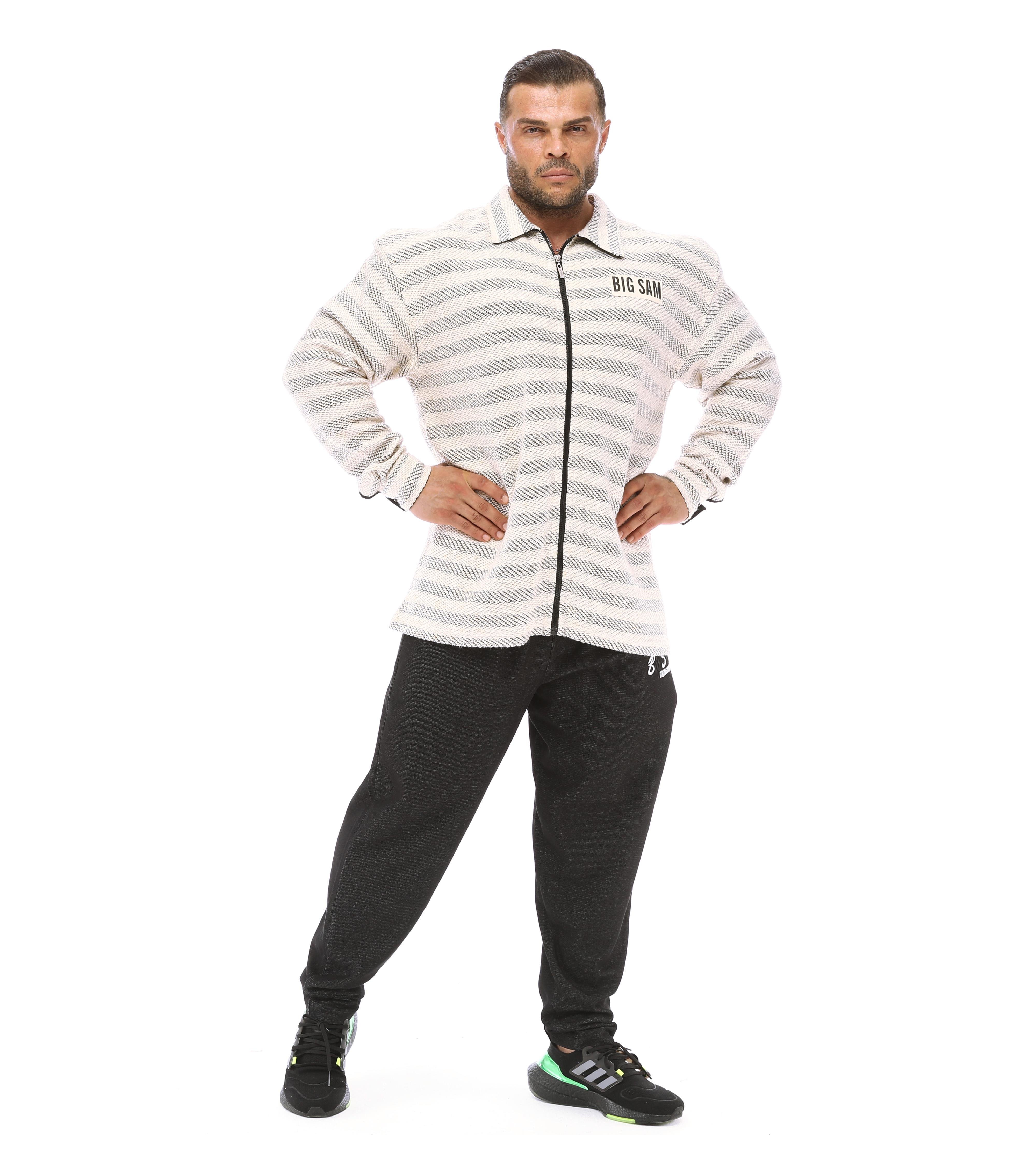 Mens Oversized Zippered Jacket