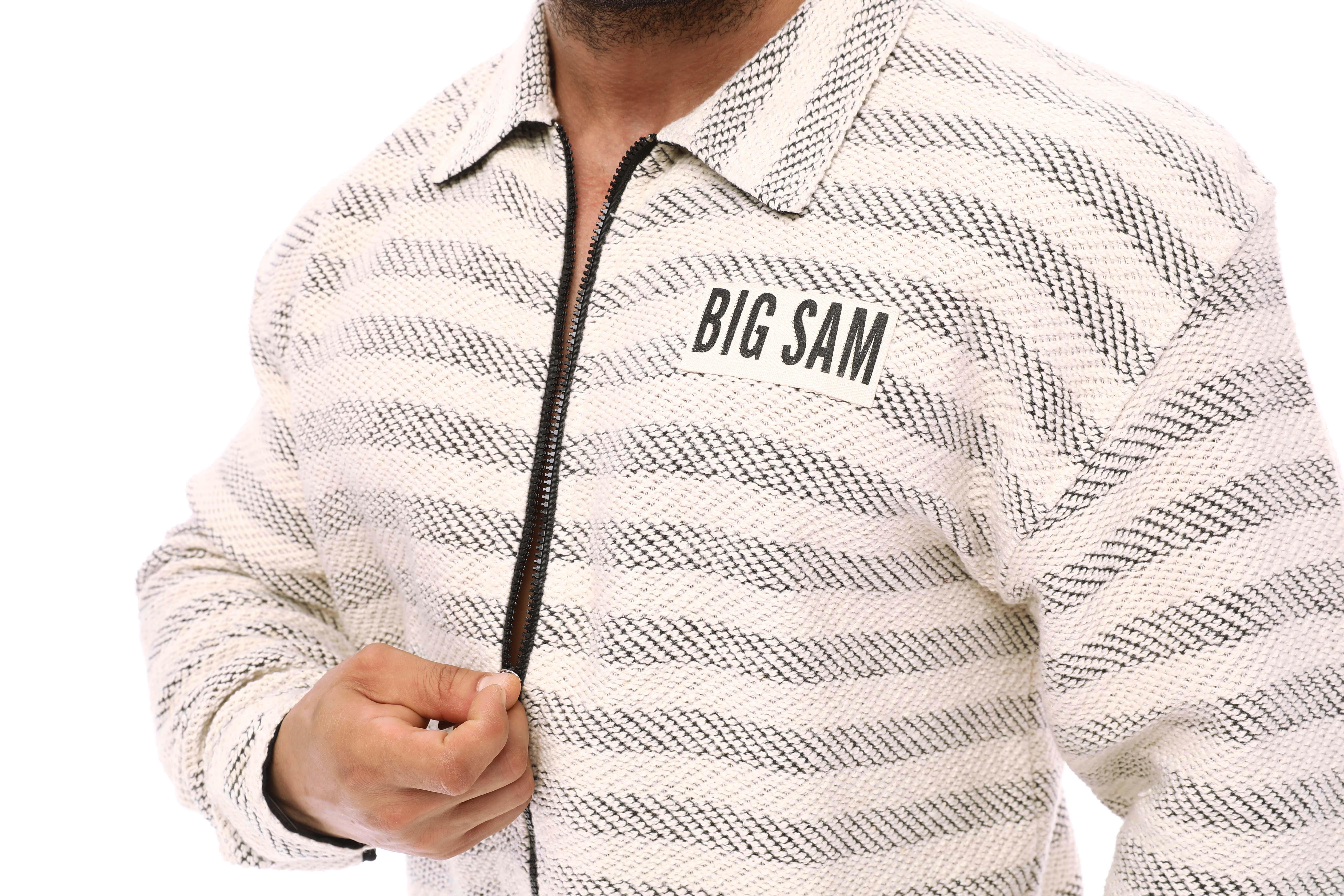 Mens Oversized Zippered Jacket