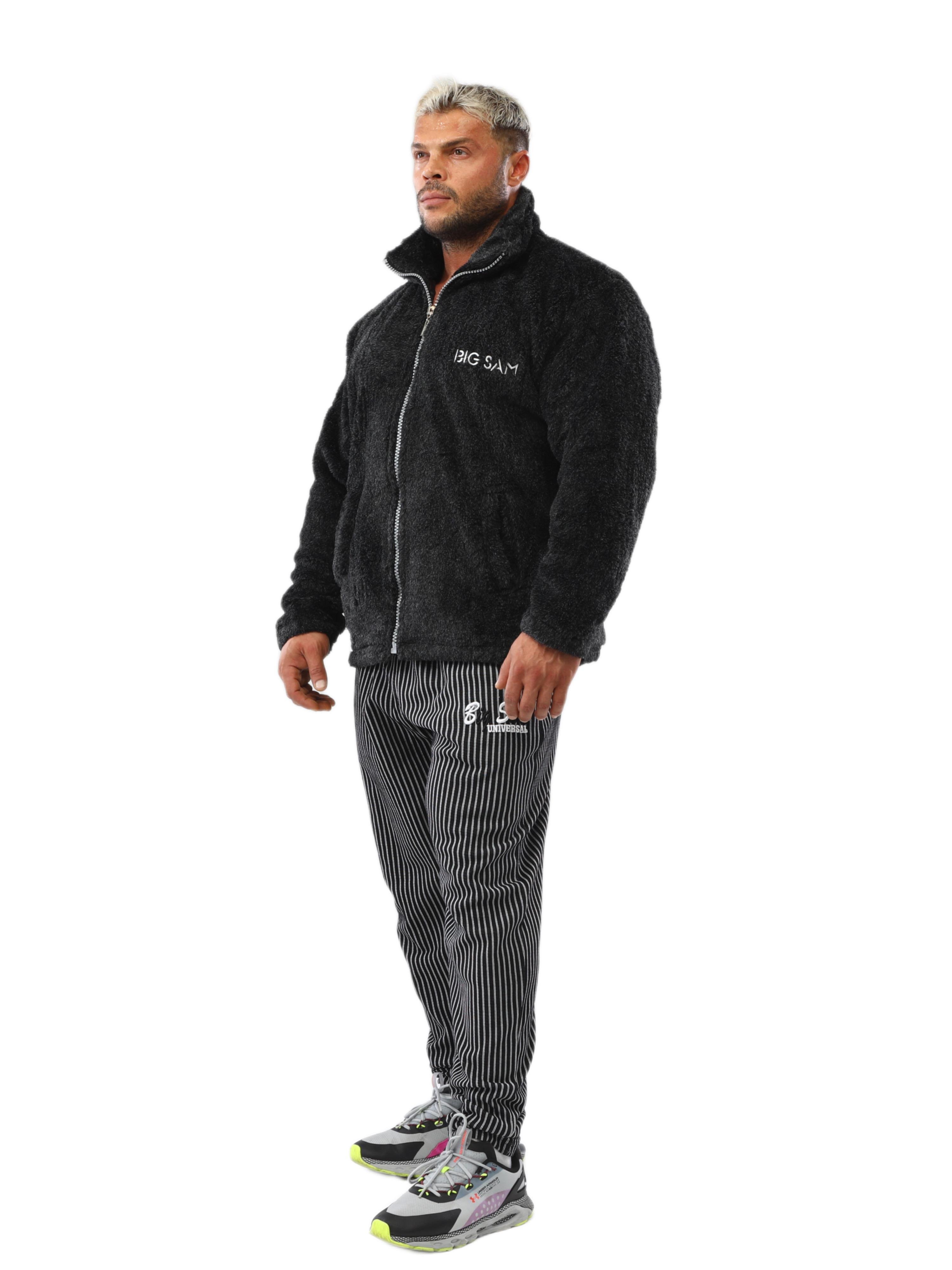 Mens Plush Jacket Relaxed Cut