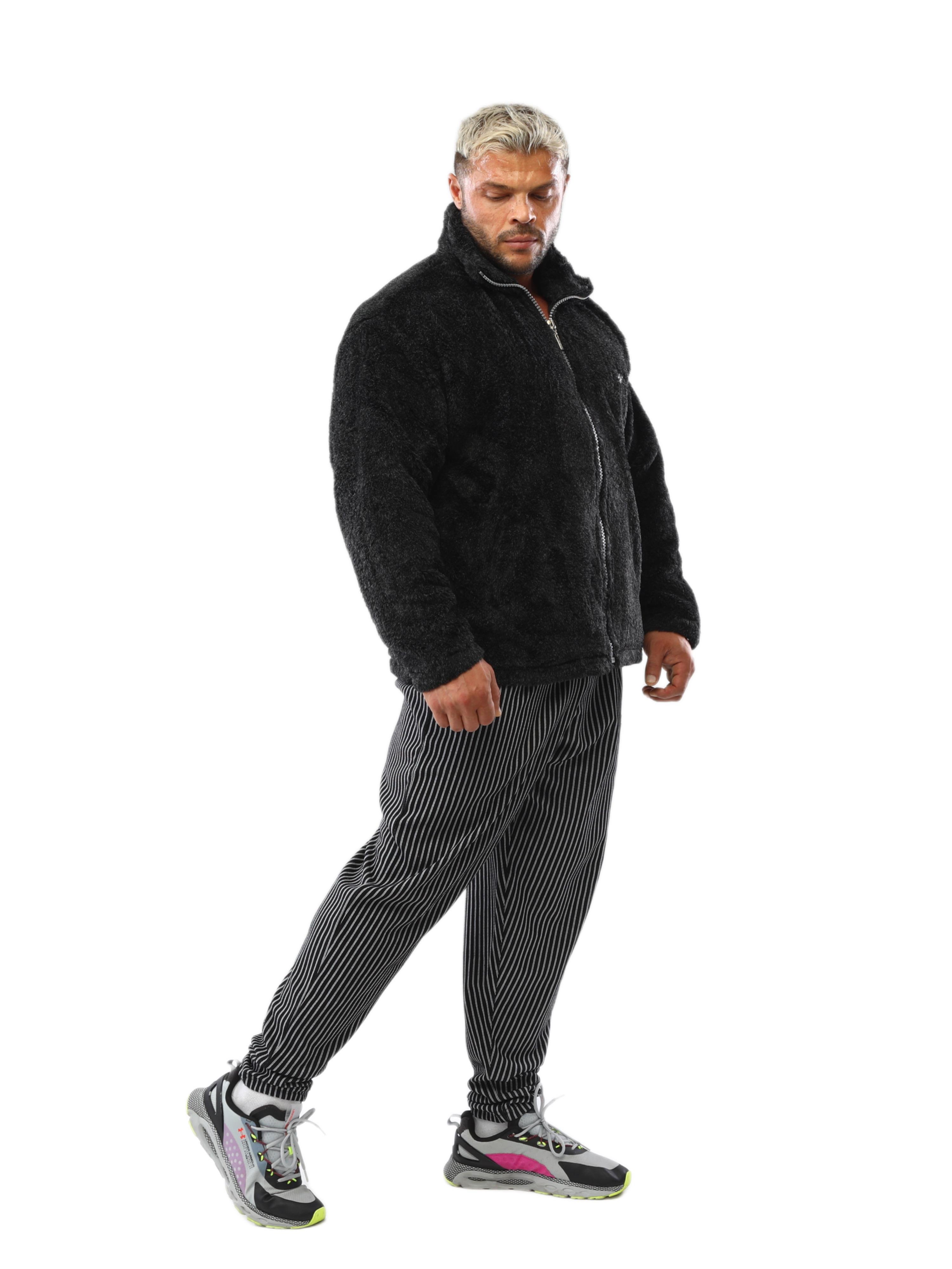 Mens Plush Jacket Relaxed Cut