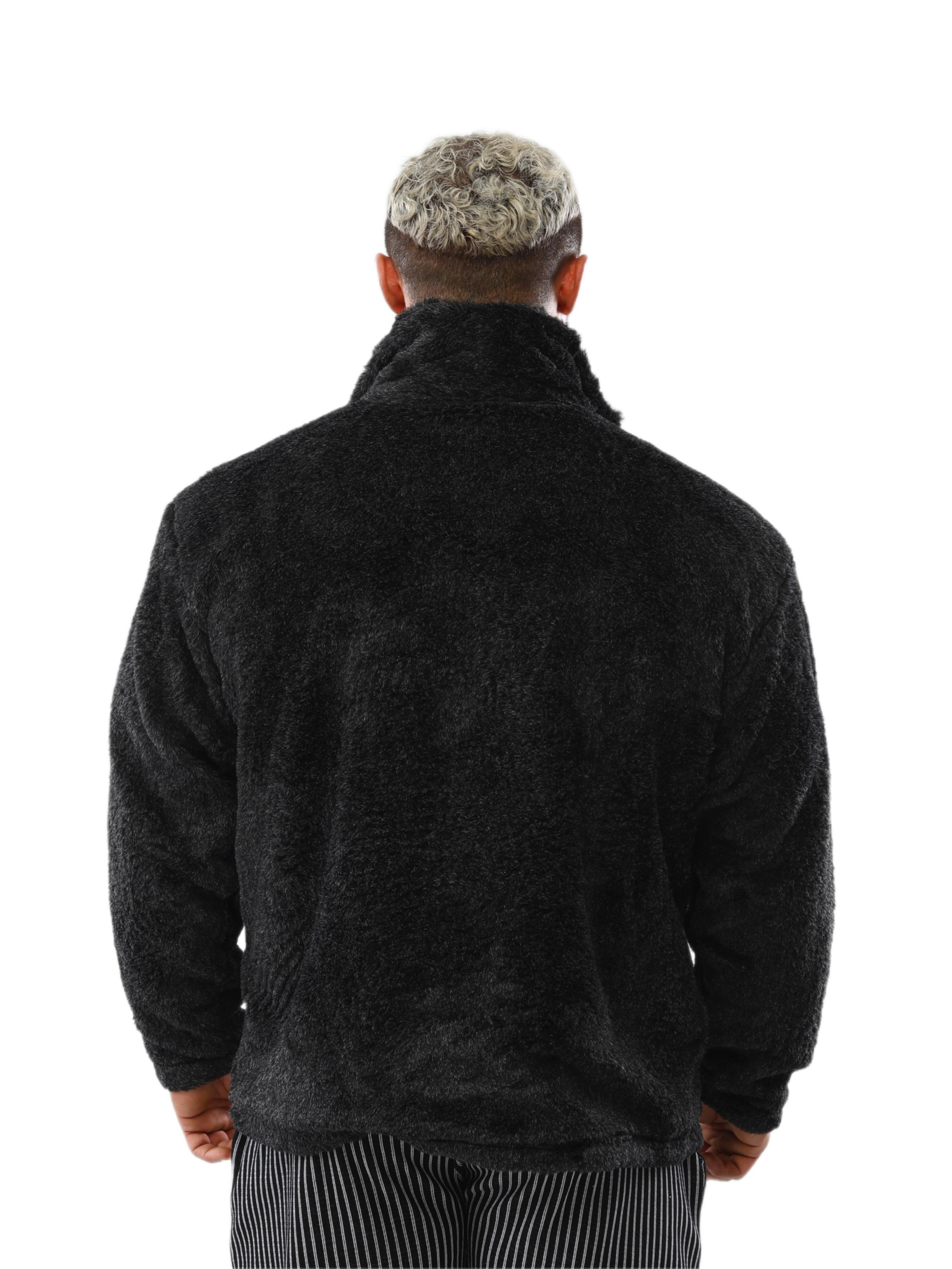 Mens Plush Jacket Relaxed Cut