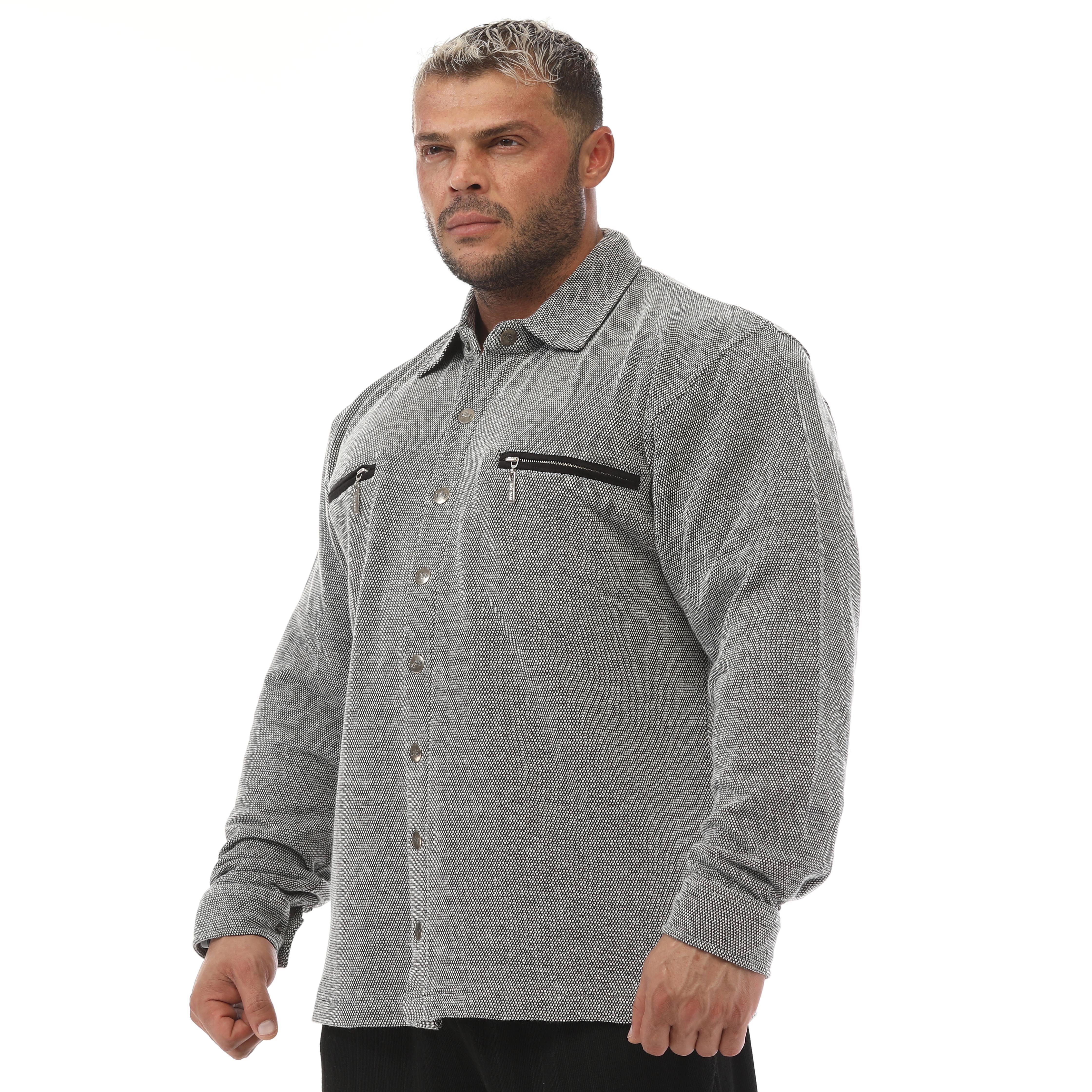 Mens Relaxed Snap Shirt