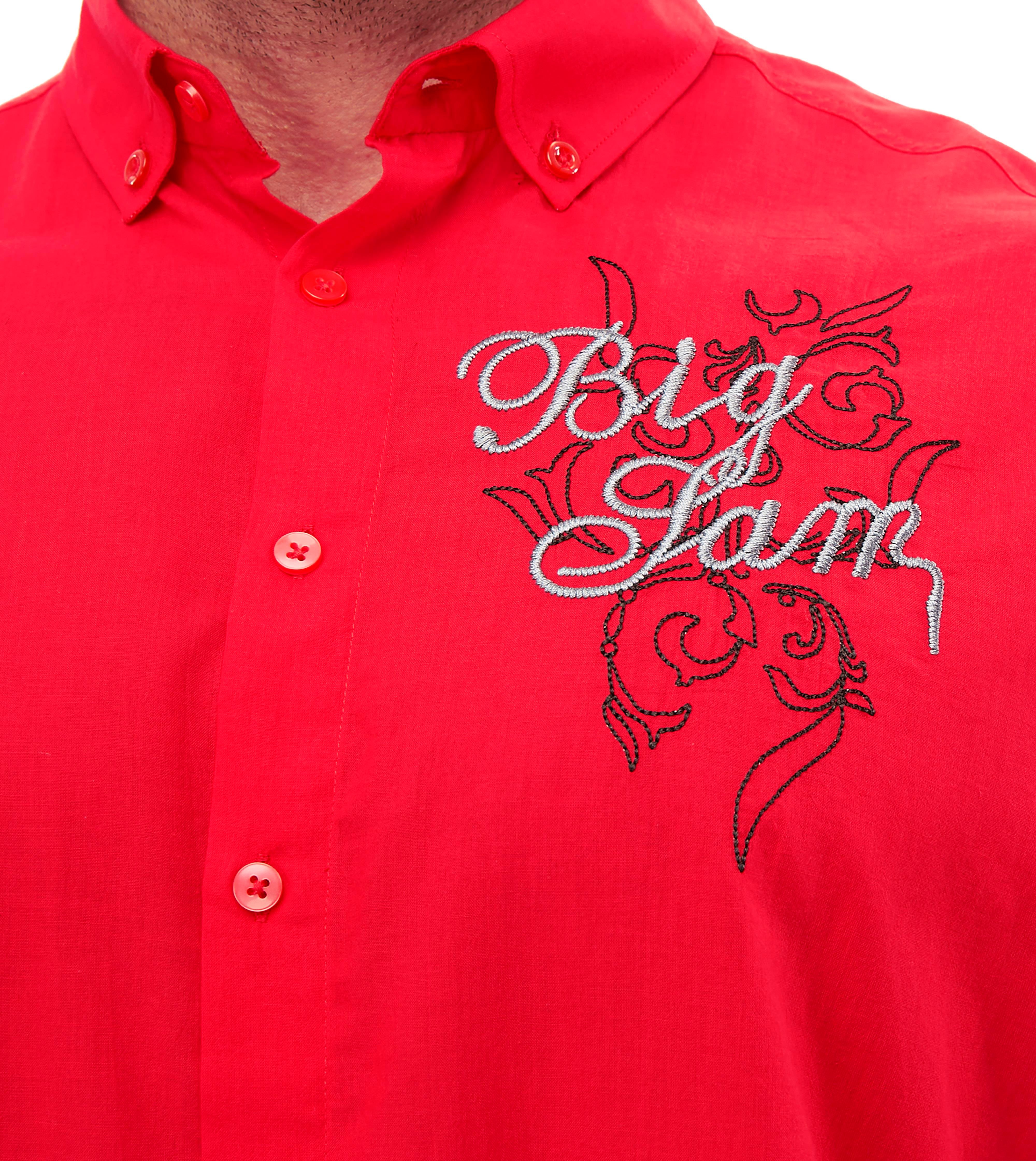 Mens Short Sleeve Cotton Summer Shirt