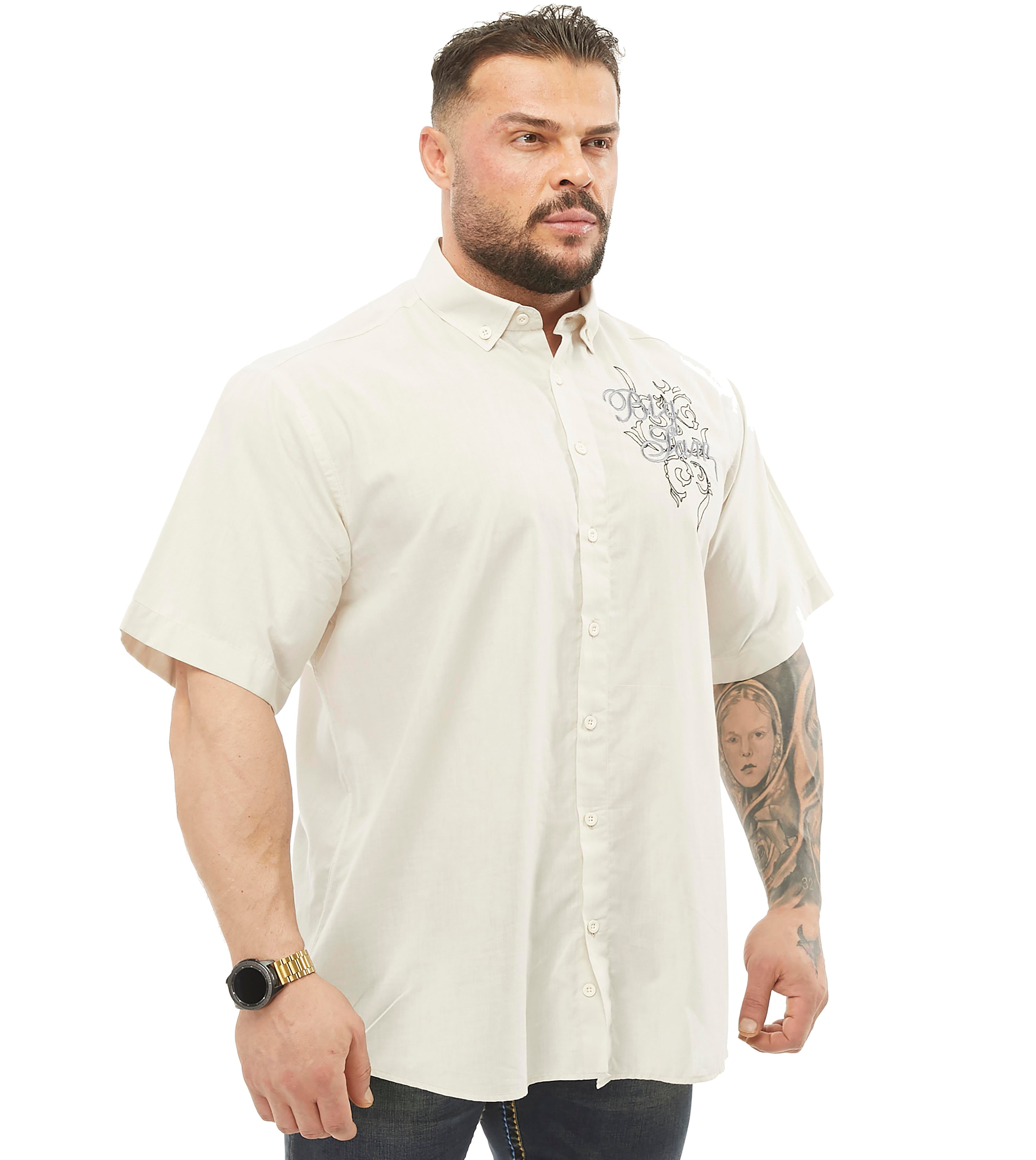 Mens Short Sleeve Cotton Summer Shirt