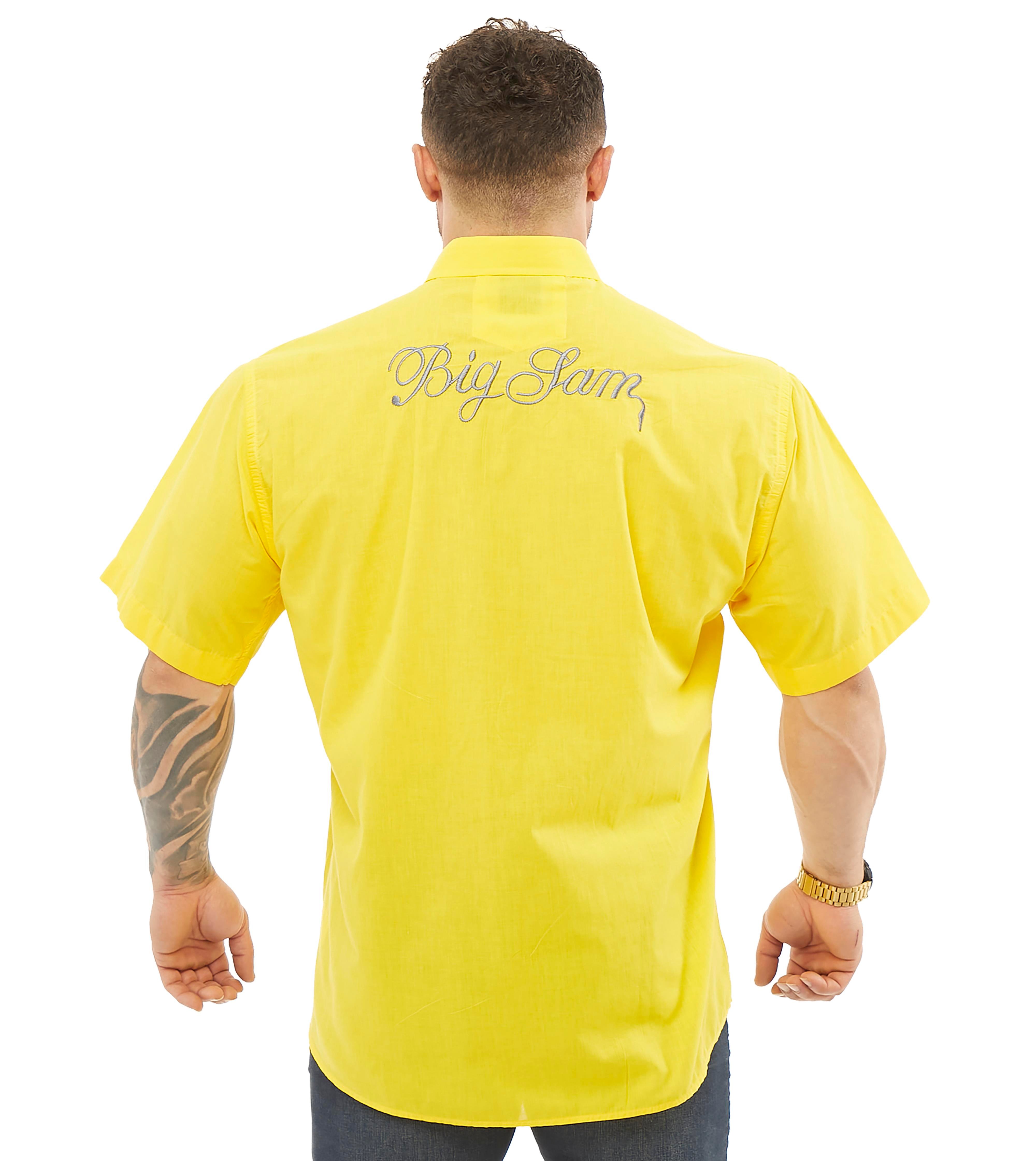 Mens Short Sleeve Cotton Summer Shirt