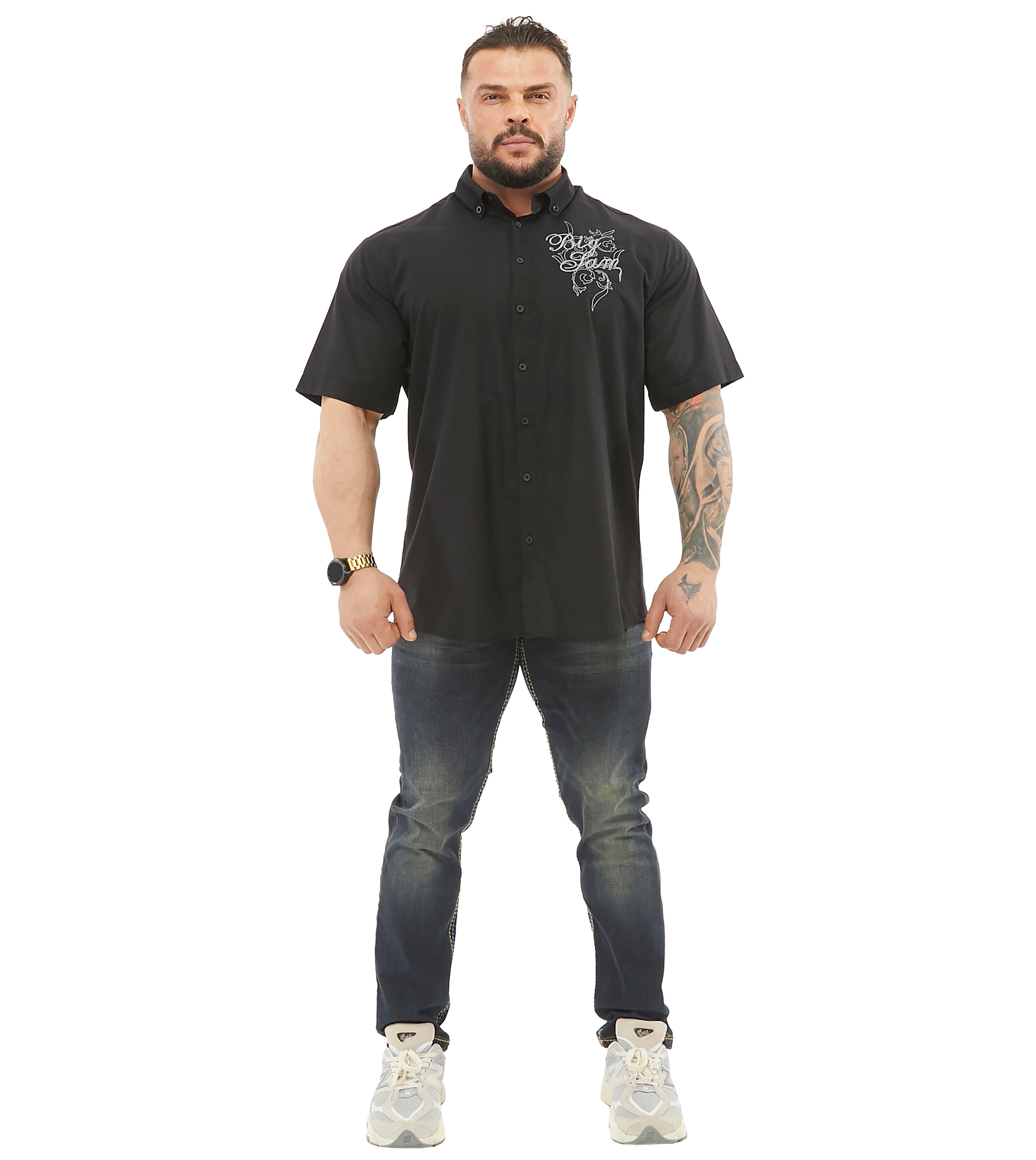 Mens Short Sleeve Cotton Summer Shirt
