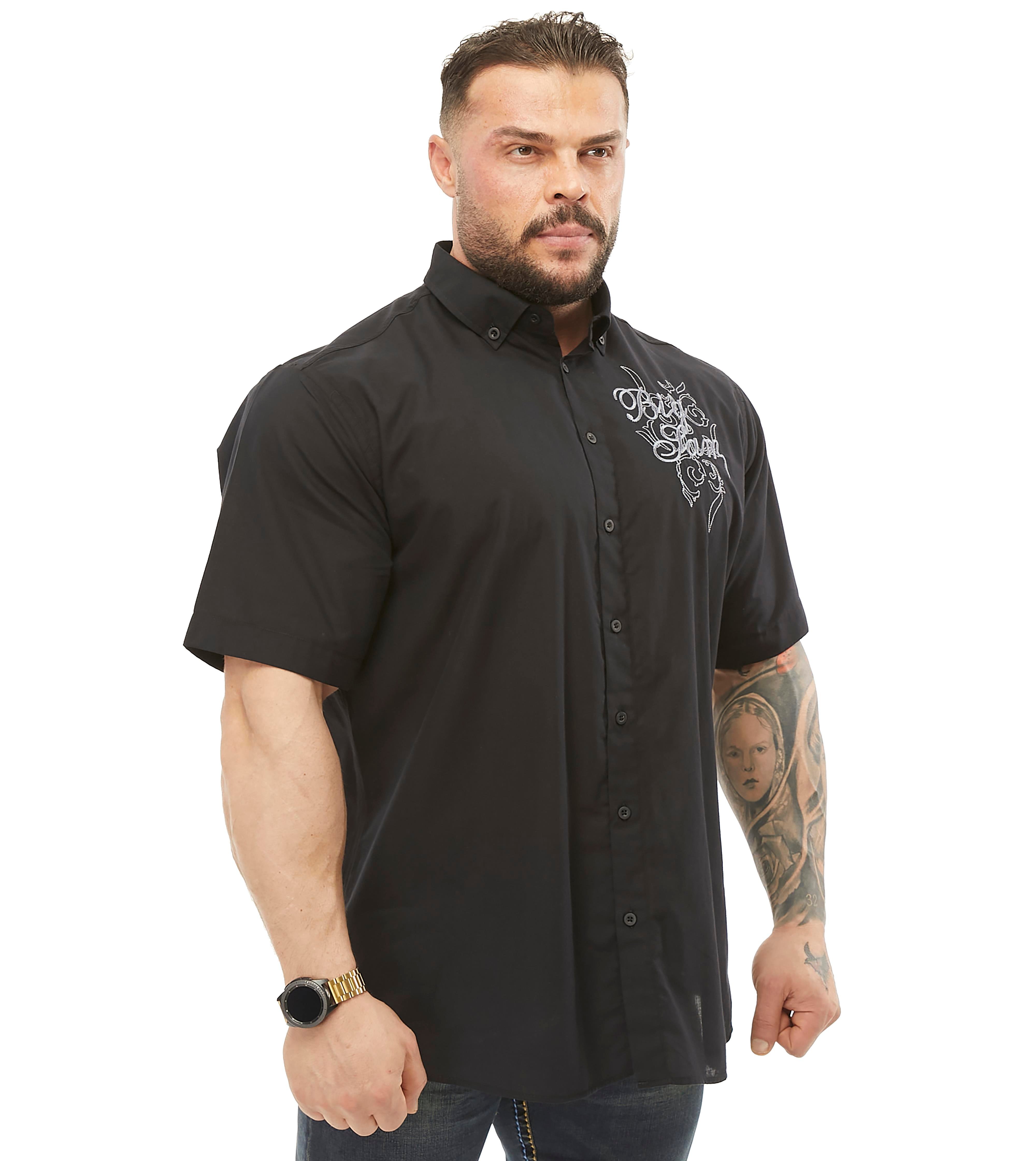 Mens Short Sleeve Cotton Summer Shirt