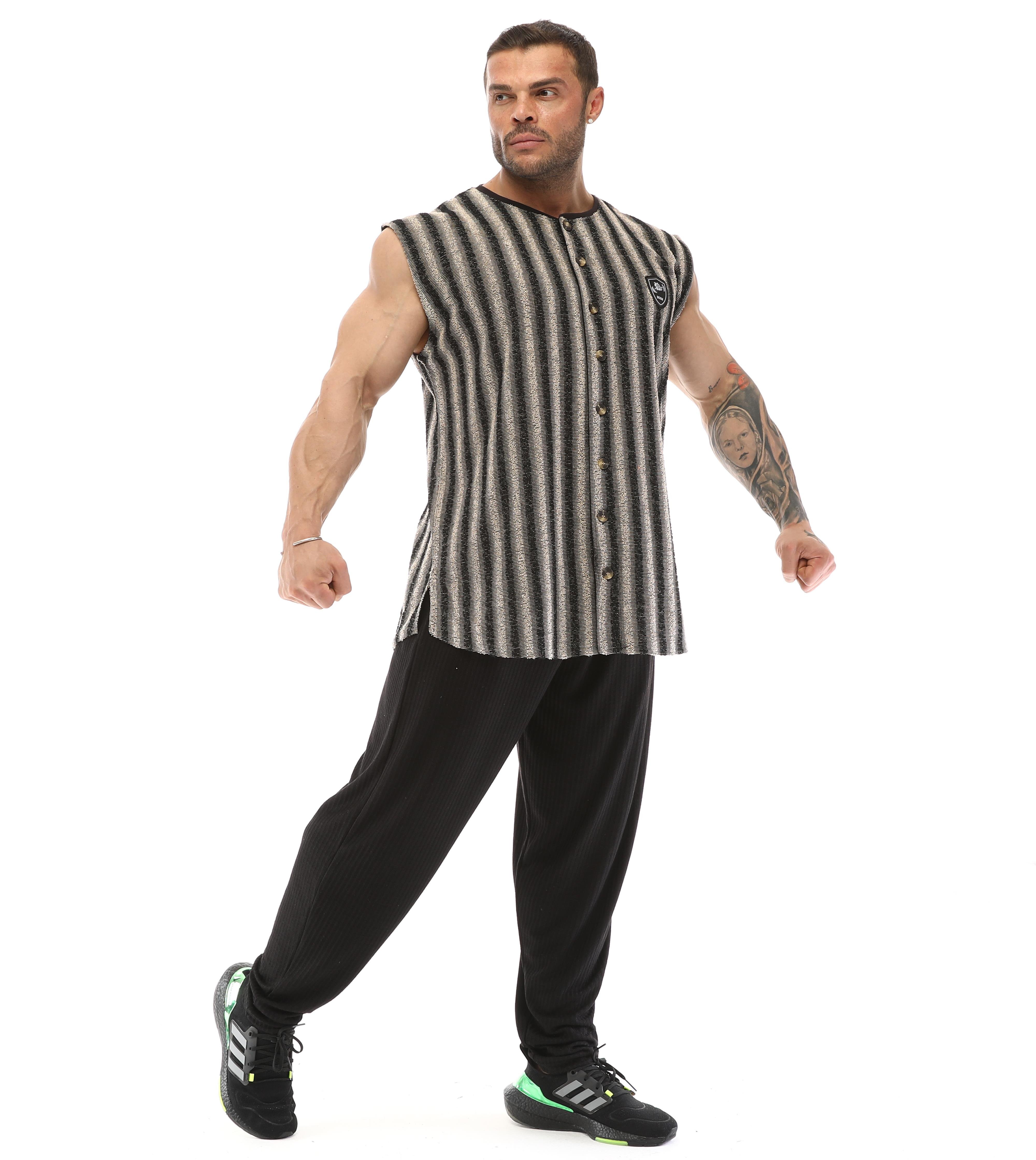 Mens Sleeveless Towel Gym Shirt