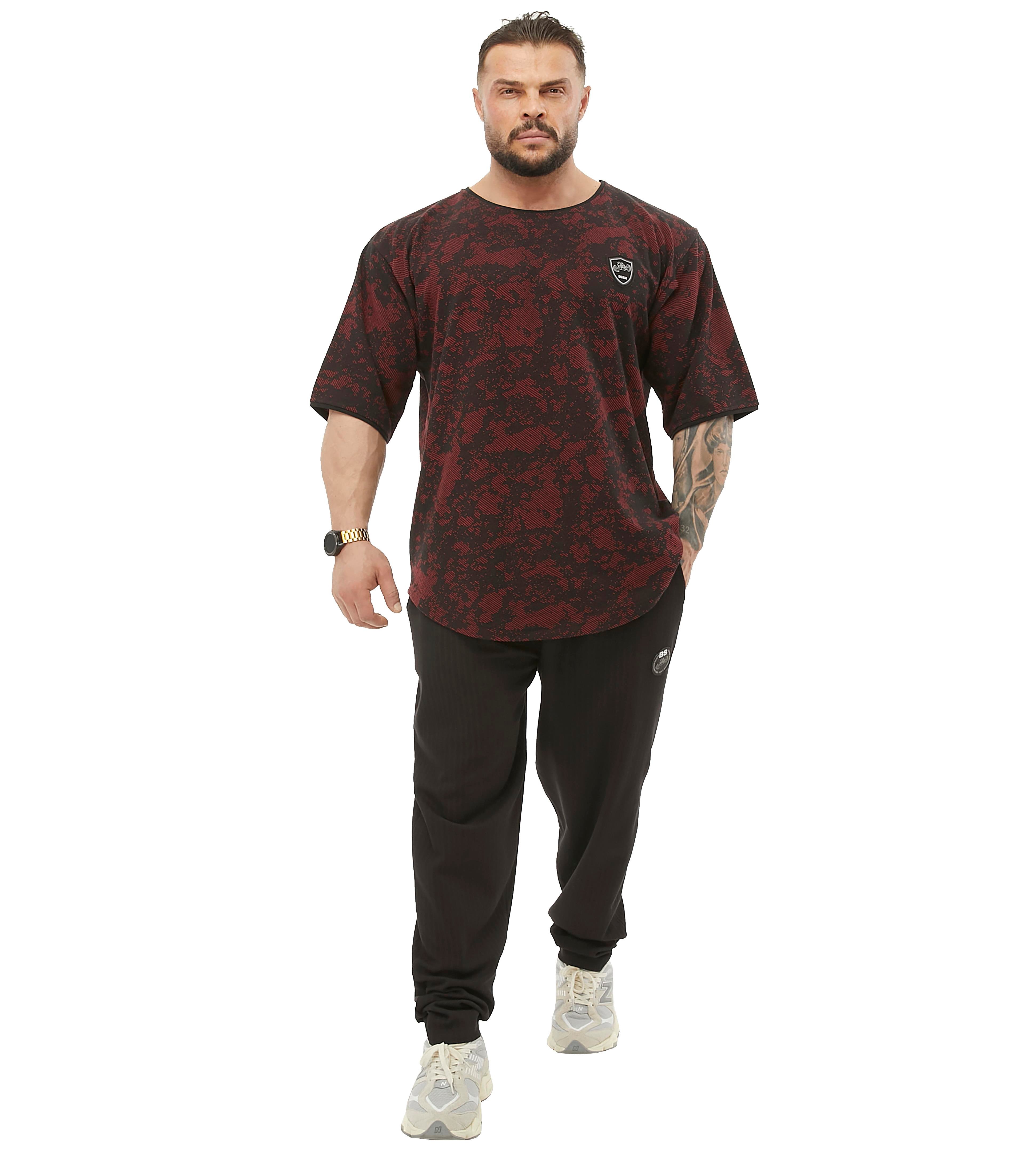 Men's Technic Camouflage Rag Top Oversize T-shirt