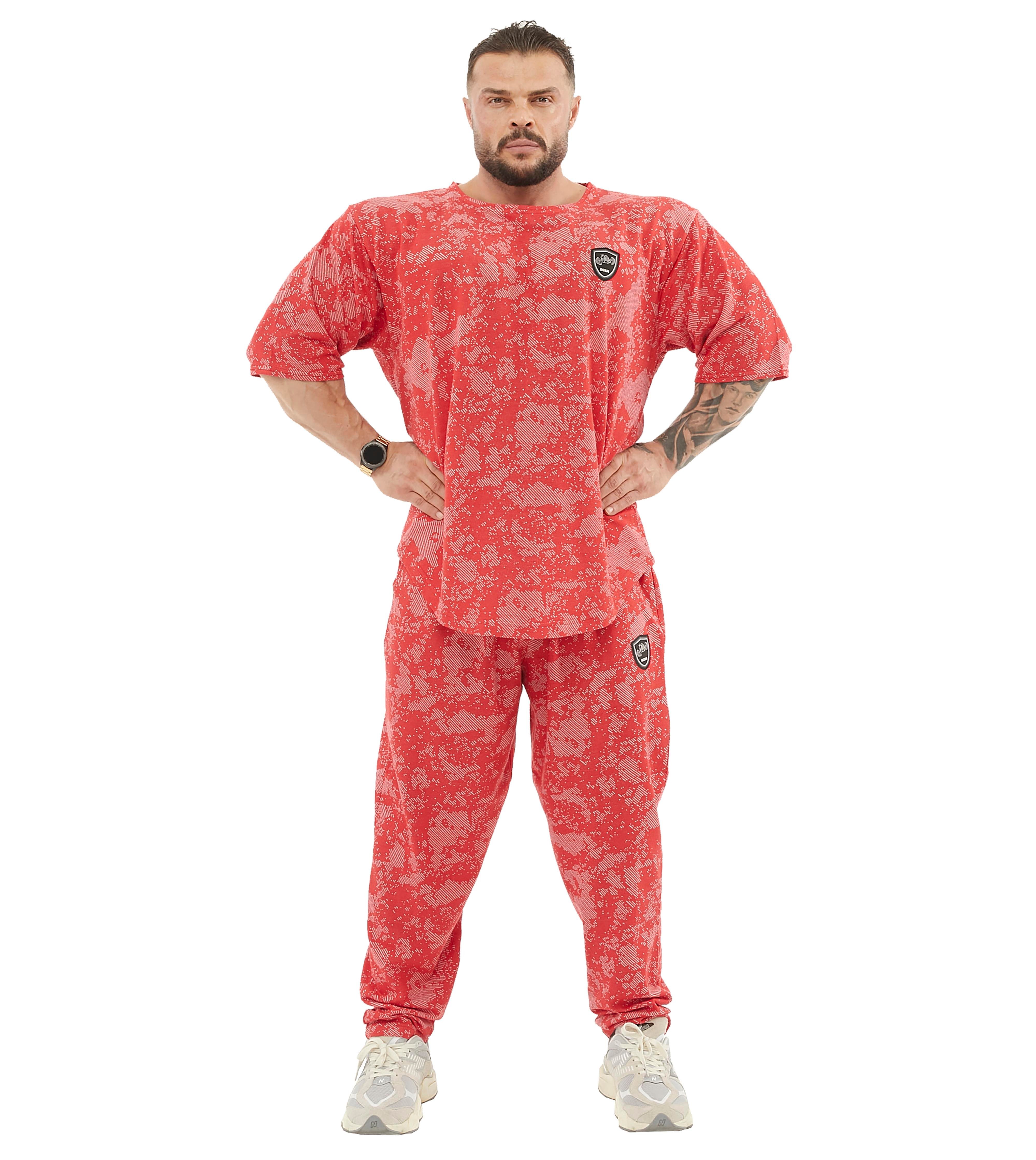 Men's Technic Camouflage Rag Top Oversize T-shirt