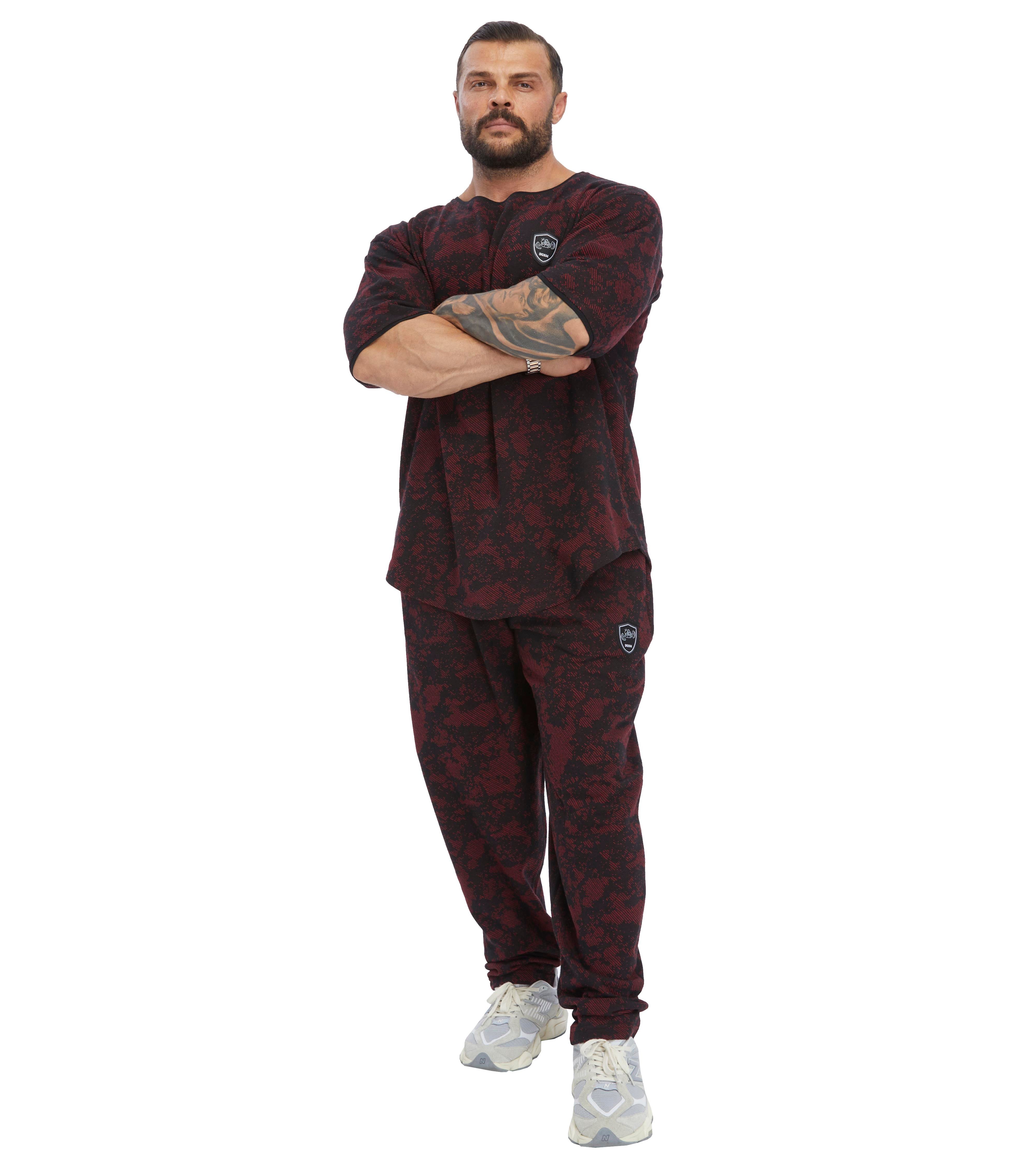 Men's Technic Camouflage Rag Top Oversize T-shirt