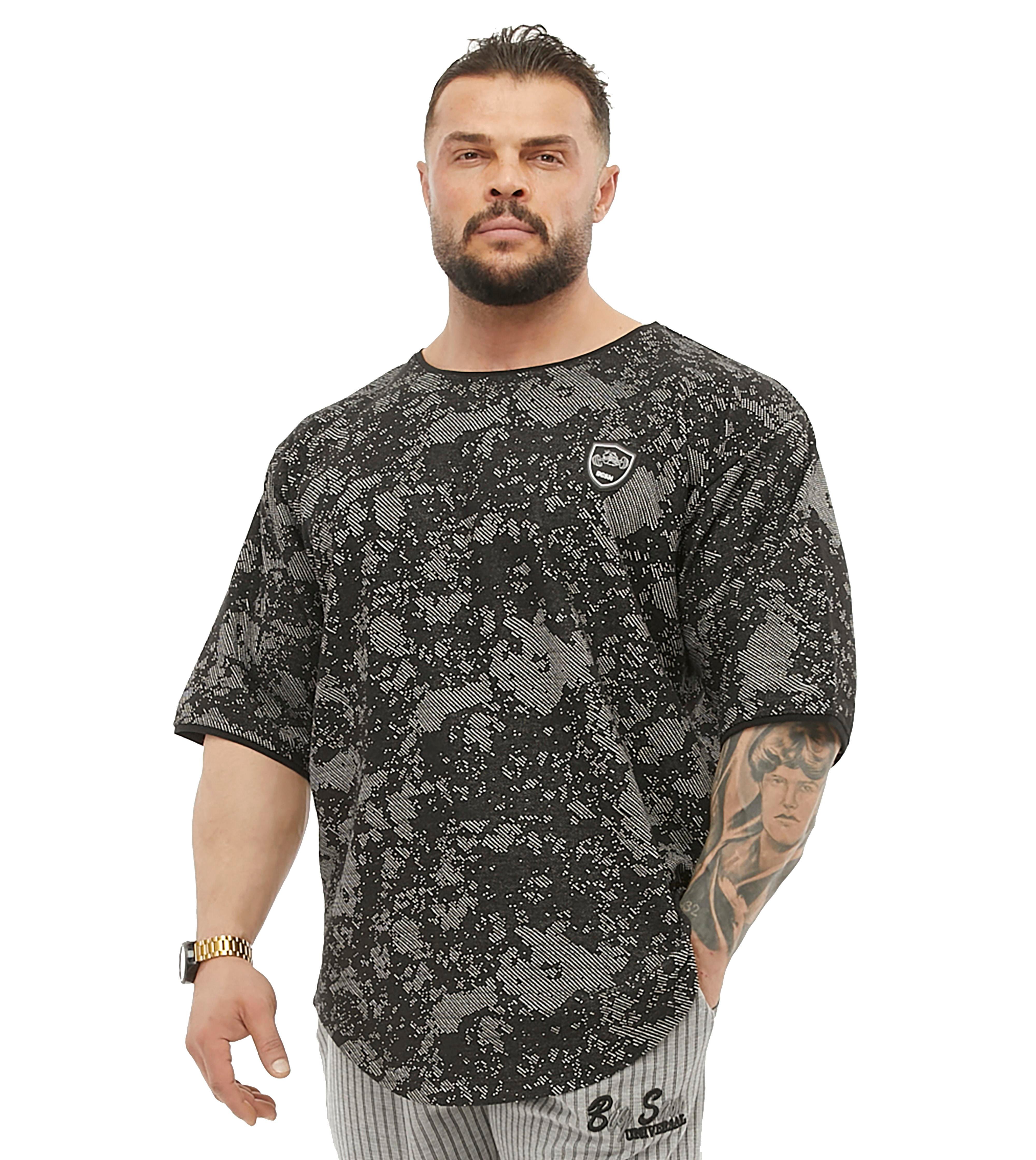 Men's Technic Camouflage Rag Top Oversize T-shirt