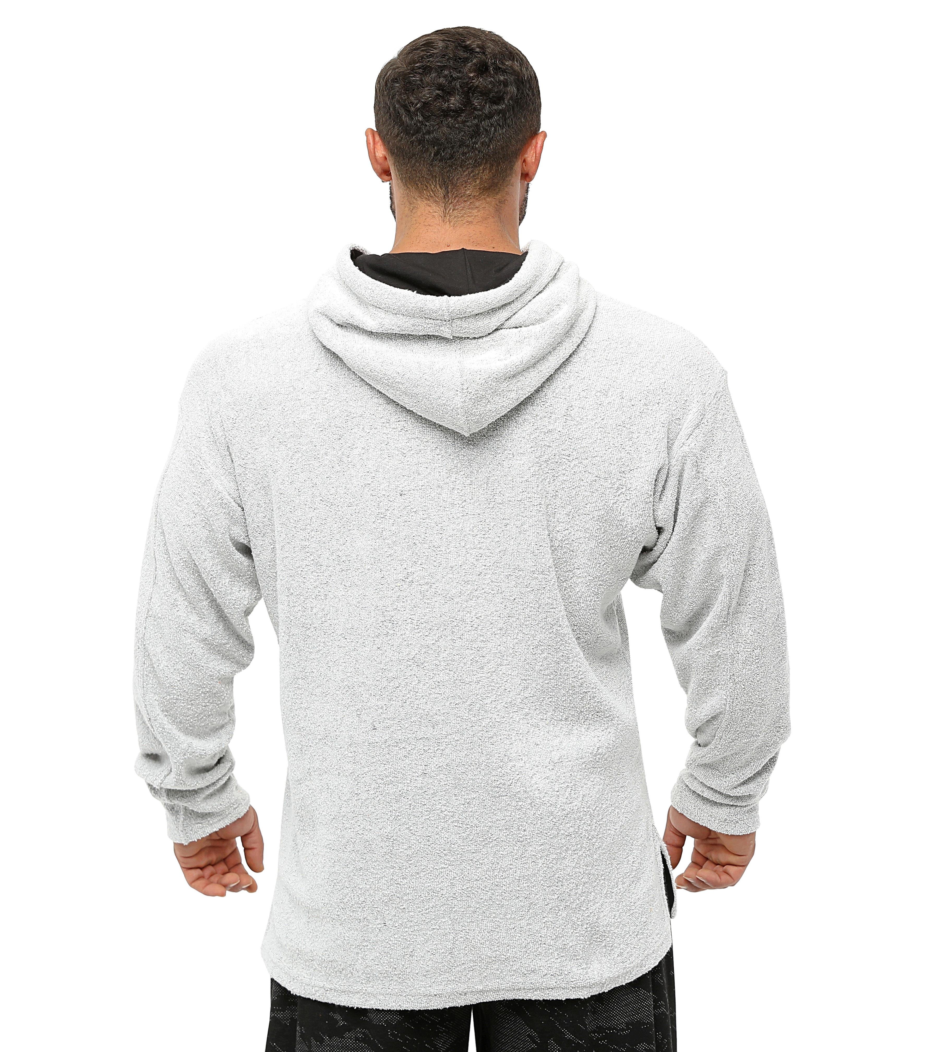 Men's Towel Long Sleeve Hoodie Oversize Sweatshirt
