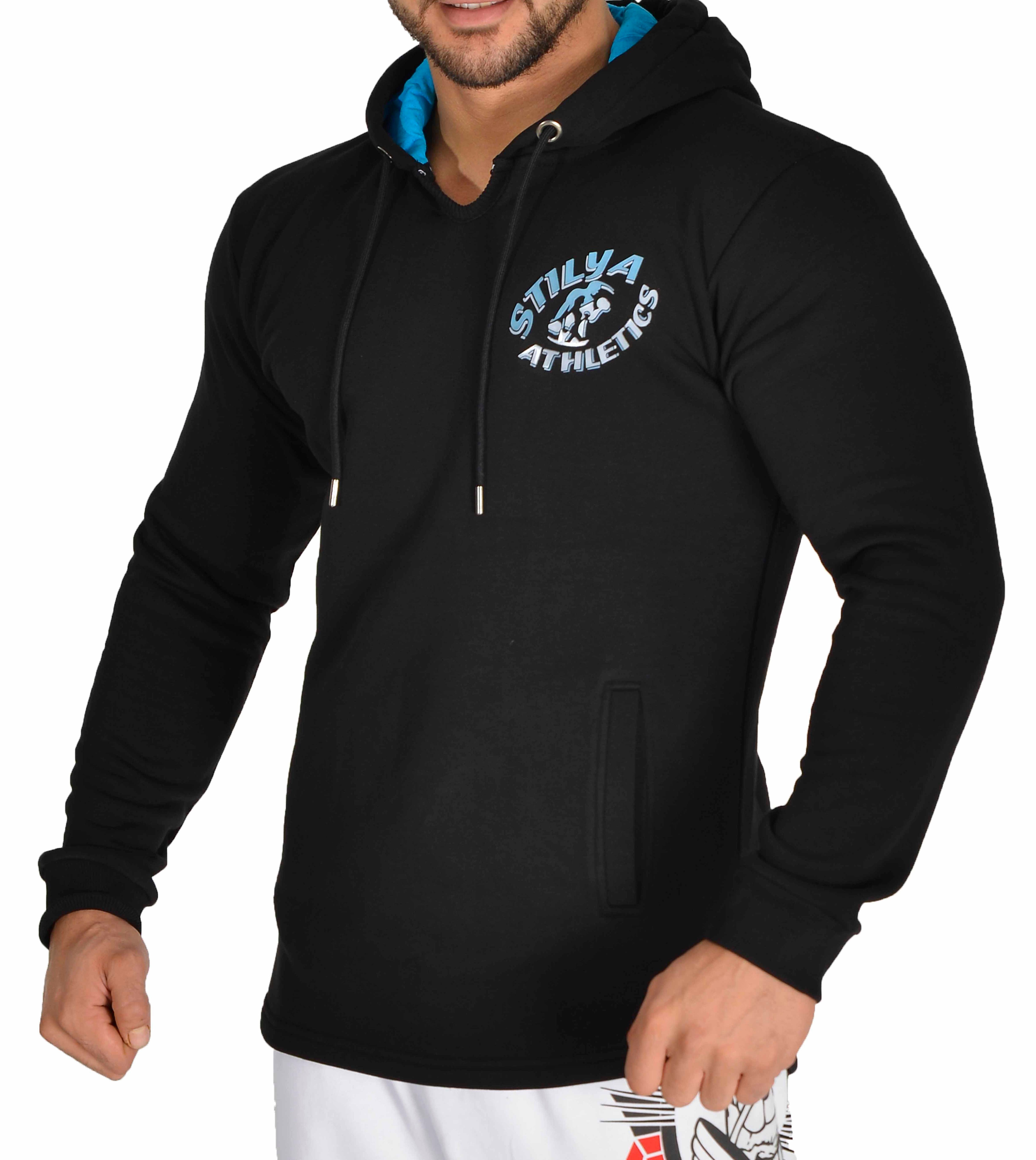 Mens Winter Athletic Pullover Hoodie