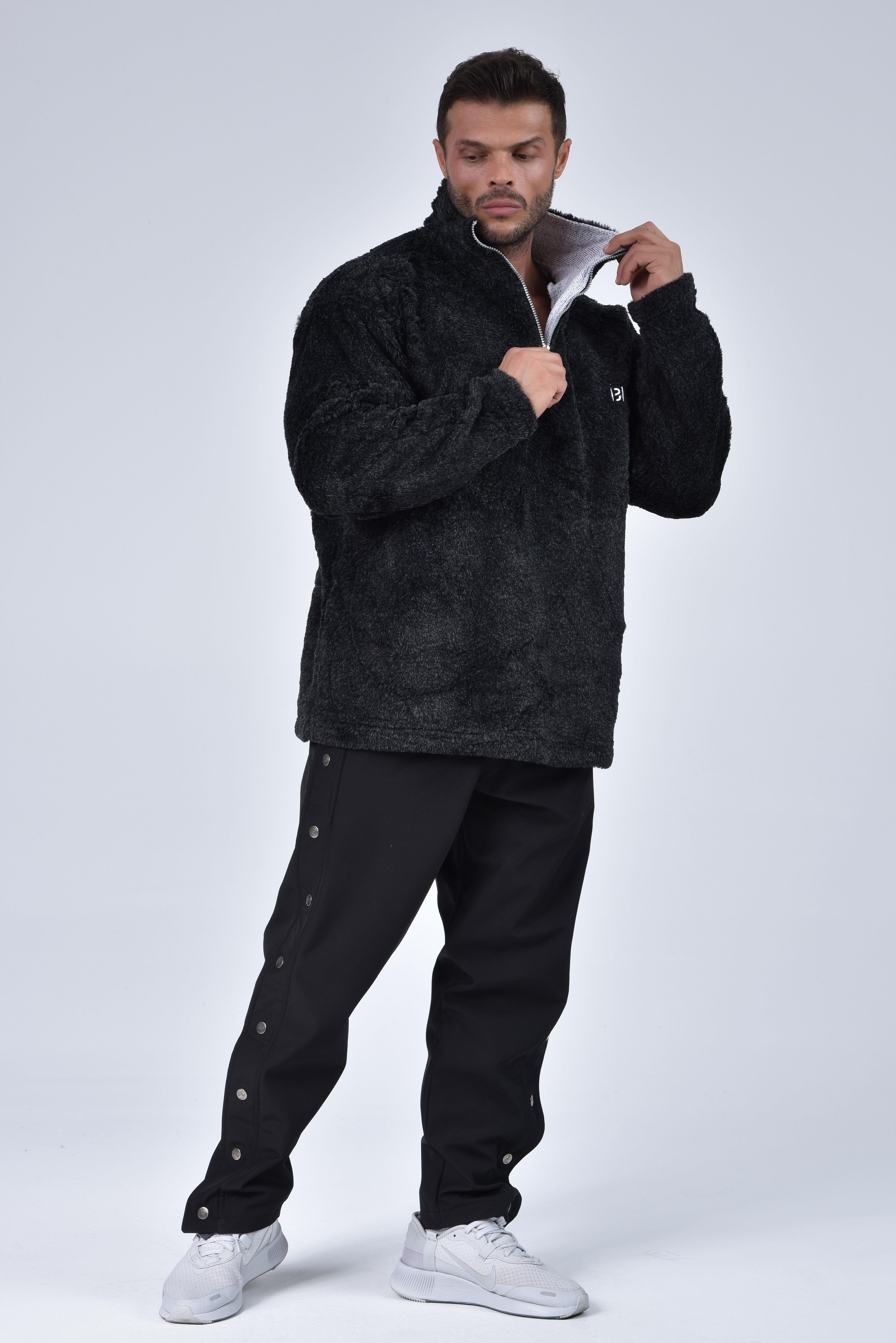 Mens Winter Softhell Pants Waterproof Loose Fit