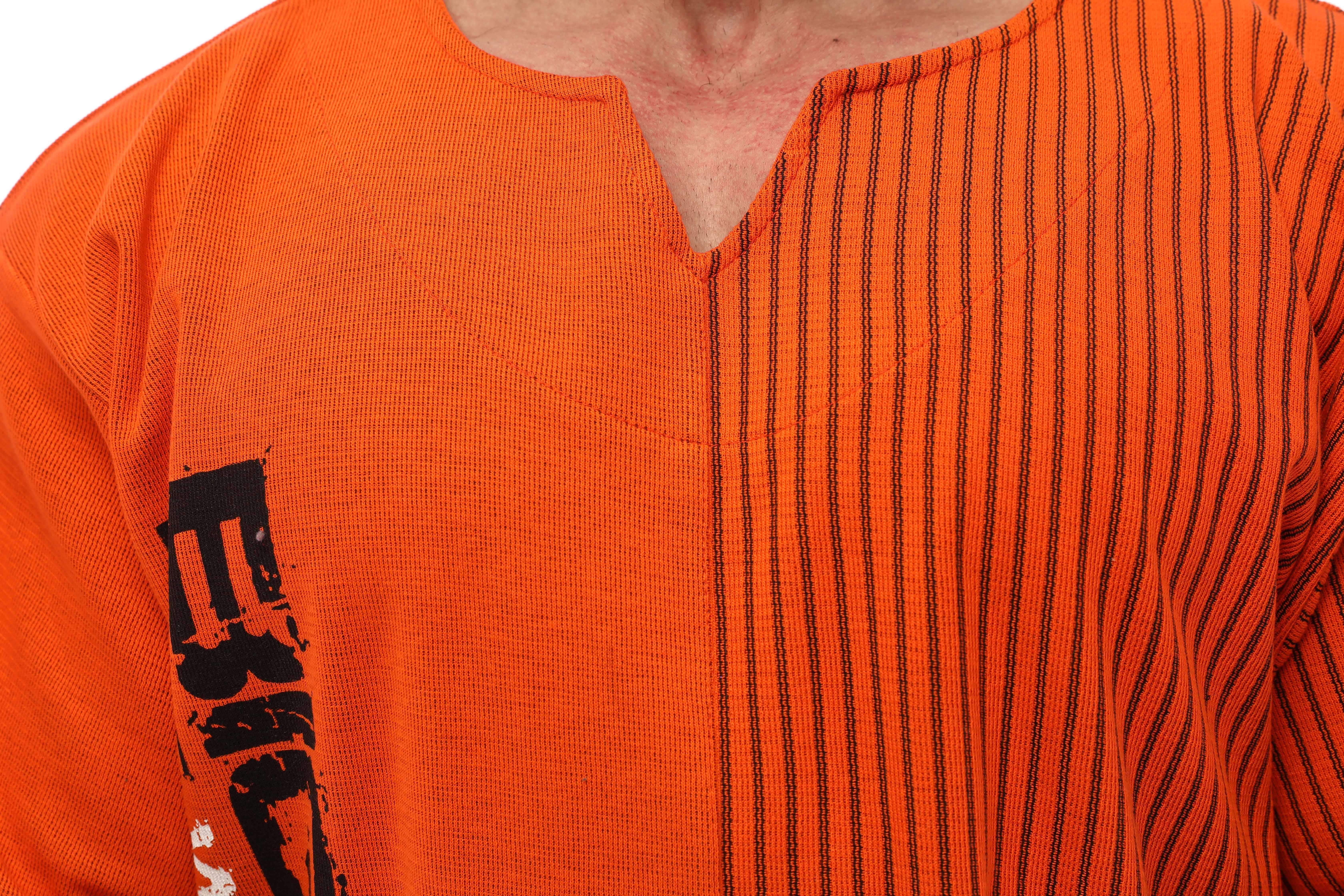 Oversize Bodybuilding Rag Top T-shirt Orange