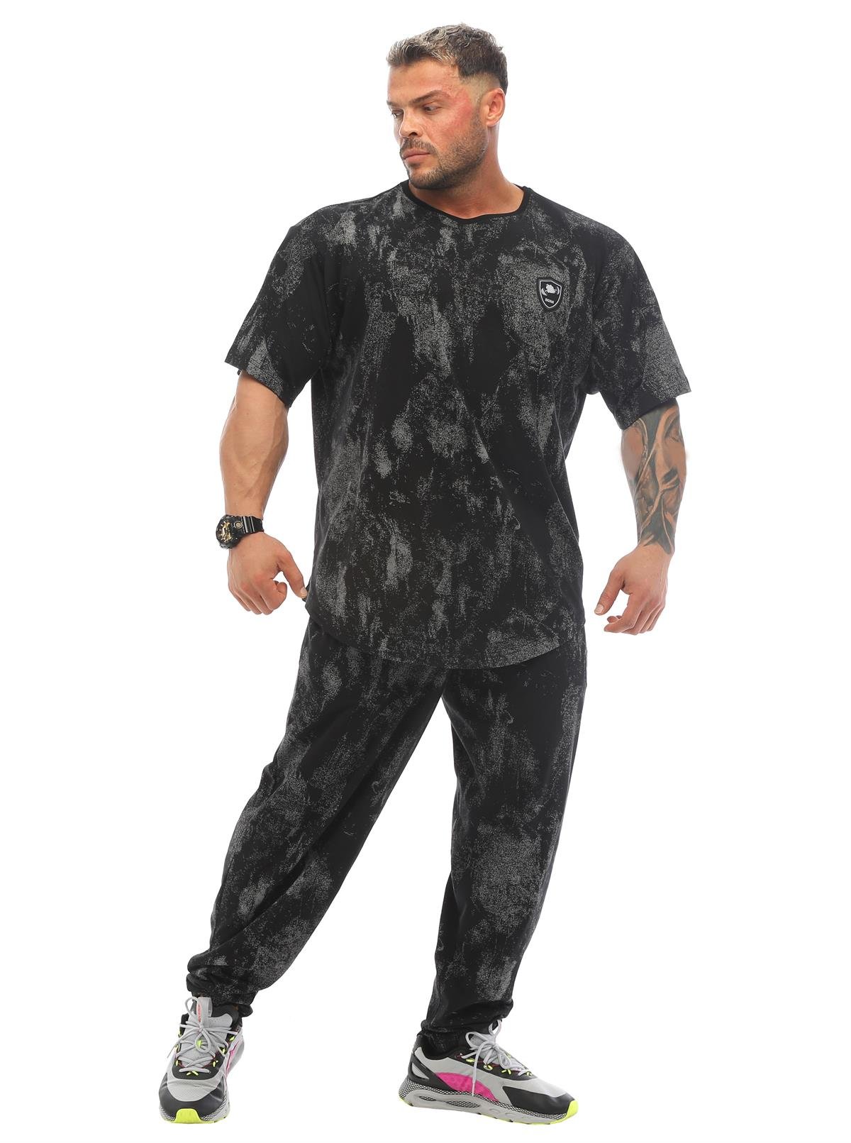 Oversize Gym Rag Top T-shirt Black