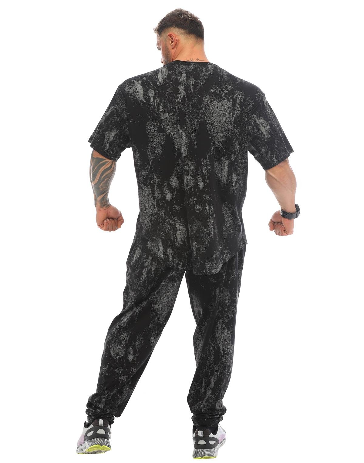 Oversize Gym Rag Top T-shirt Black
