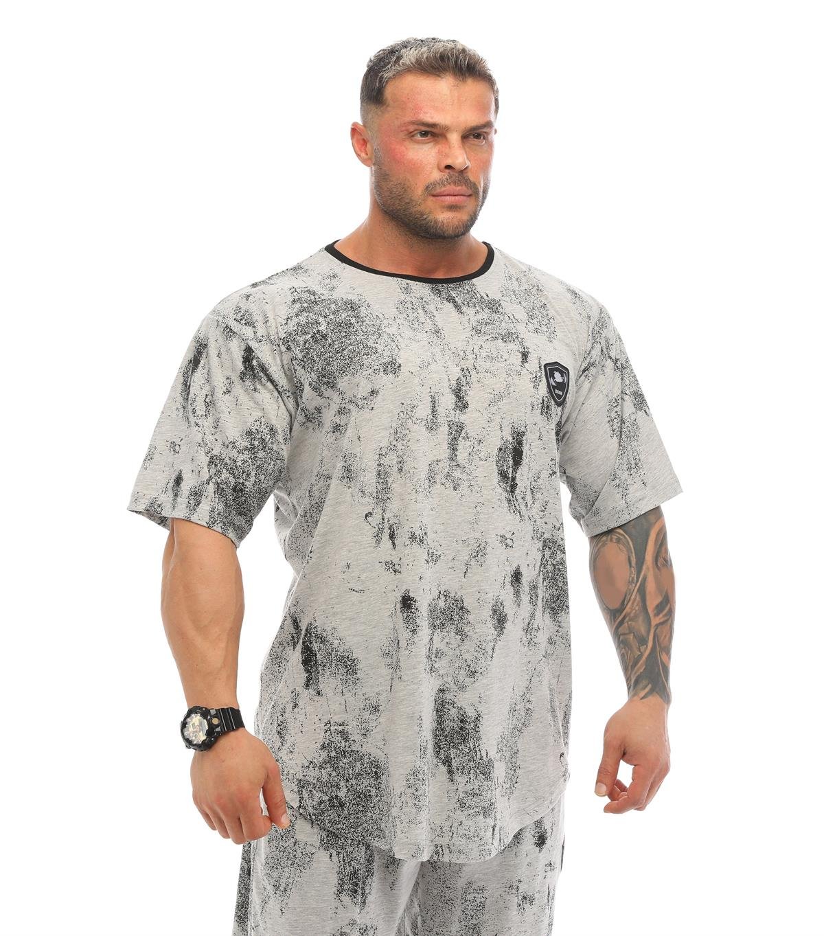 Oversize Gym Rag Top T-shirt Grey
