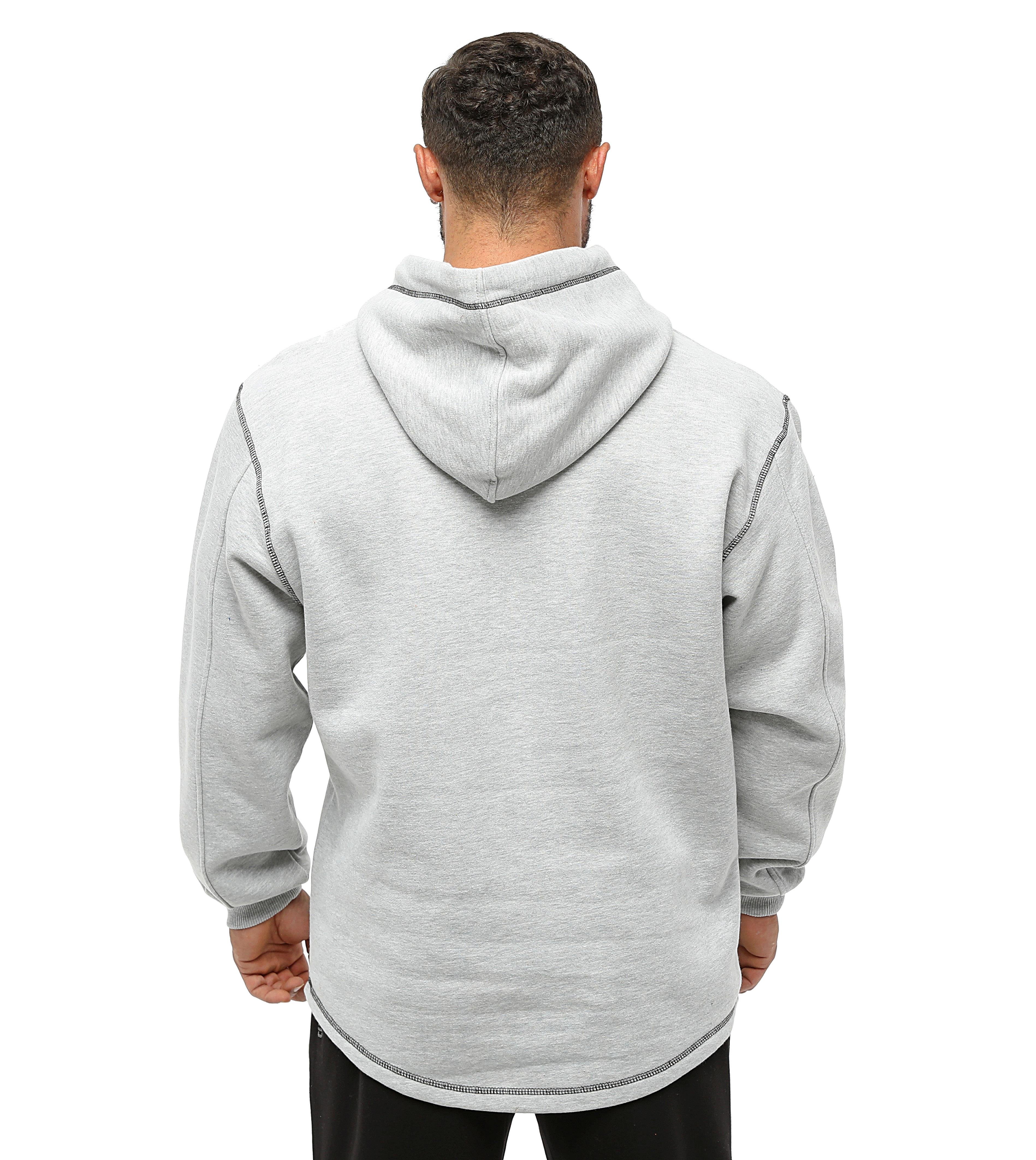 Oversize Long Sleeve Hooded Soft Texture Winter Sweater Grey